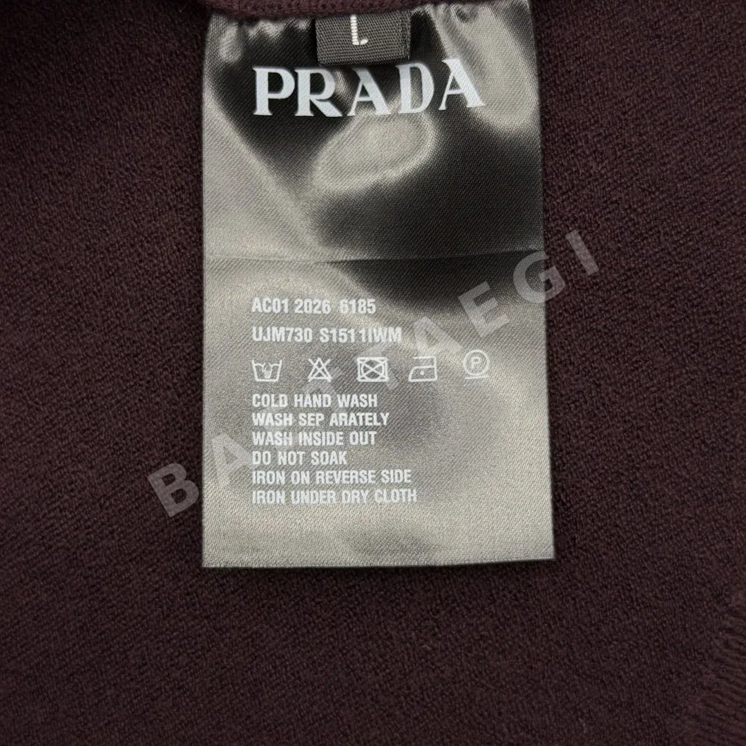 프라다 카시미어 터틀넥 긴팔 스웨터 상세 이미지 9