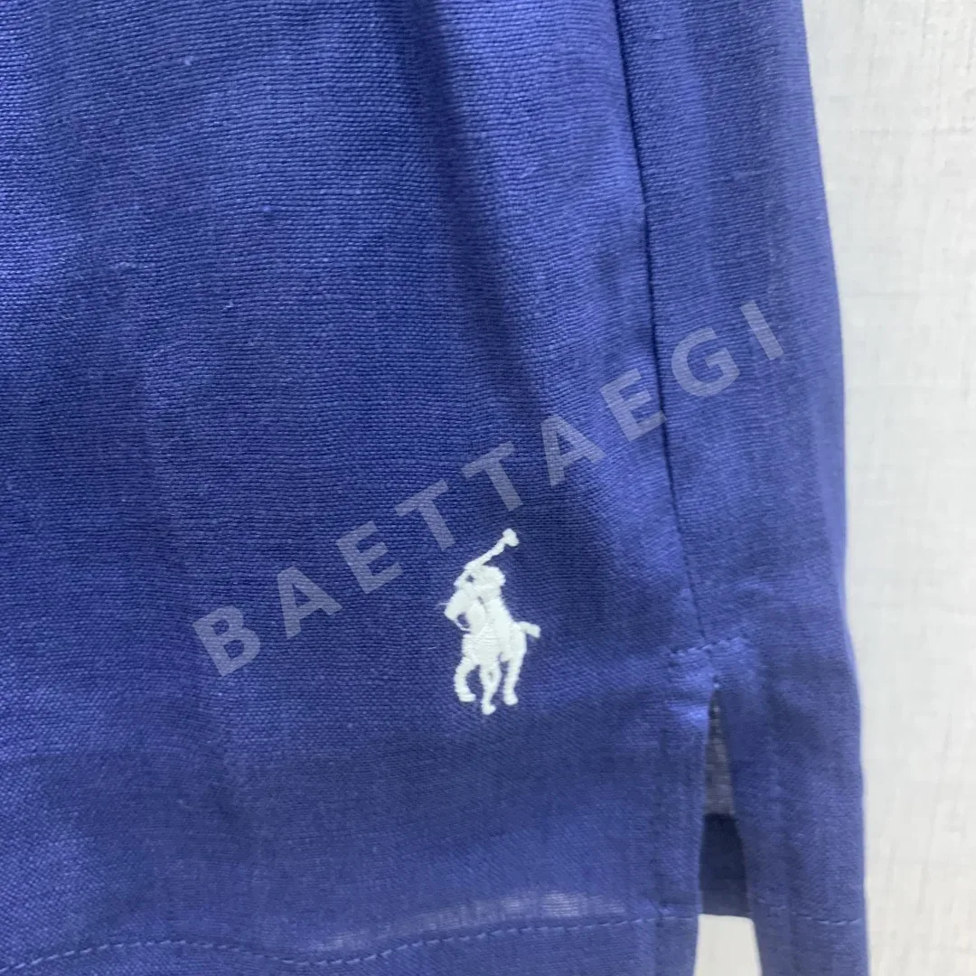 폴로 린넨 허리밴드 여성 반바지 상세 이미지 6