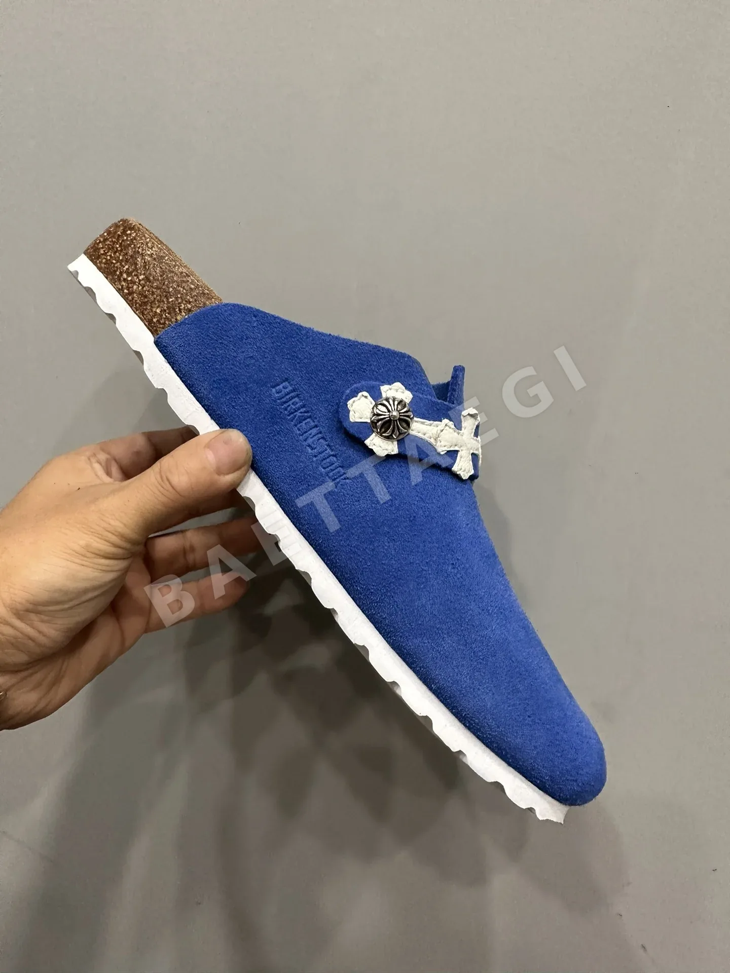 크롬하츠 샌들 블루 스웨이드 상세 이미지 2