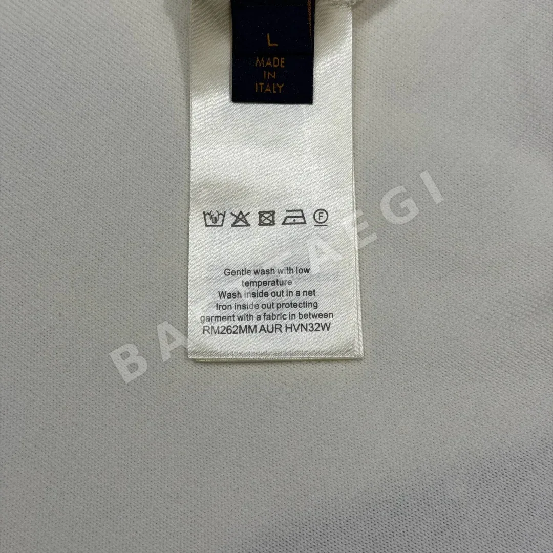 루이비통 LV 핸드 자수 반팔 티셔츠 상세 이미지 9