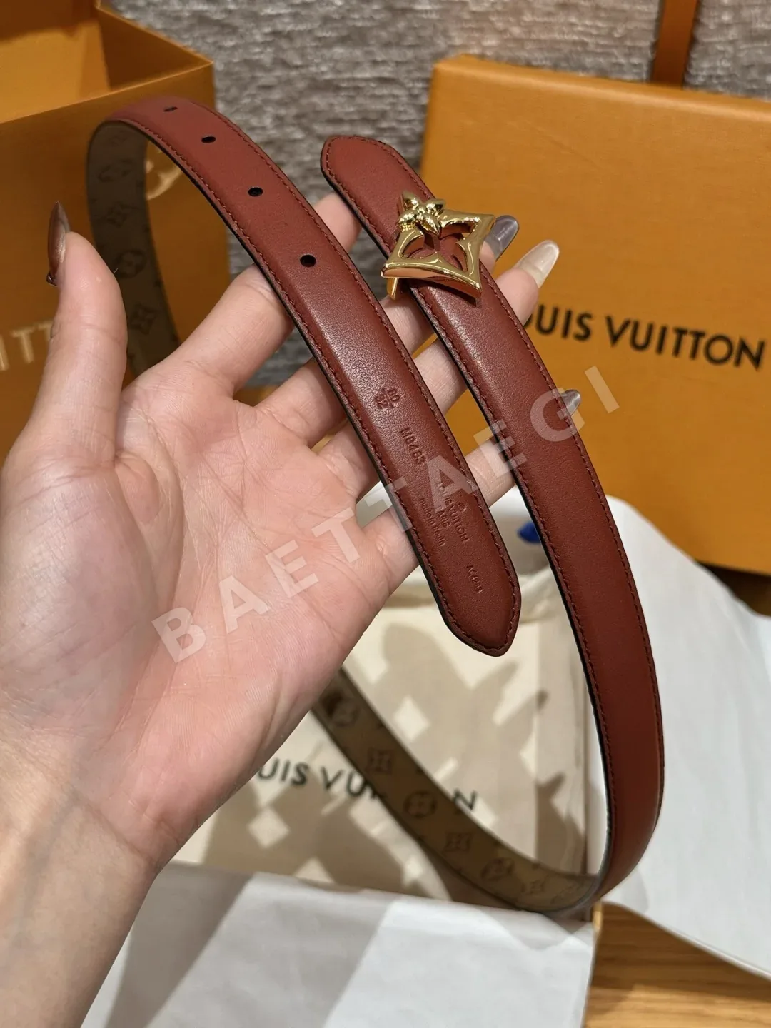 루이비통 플라워그램 20mm 리버시블 벨트 상세 이미지 4