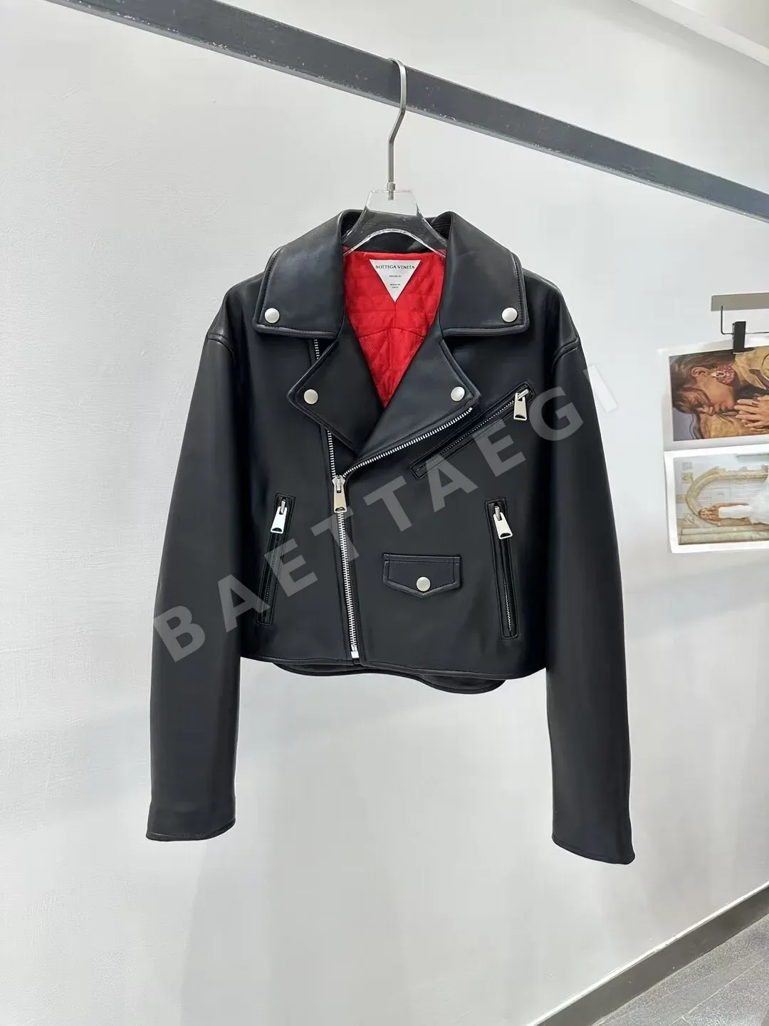보테가베네타 램스킨 여성 자켓 194796