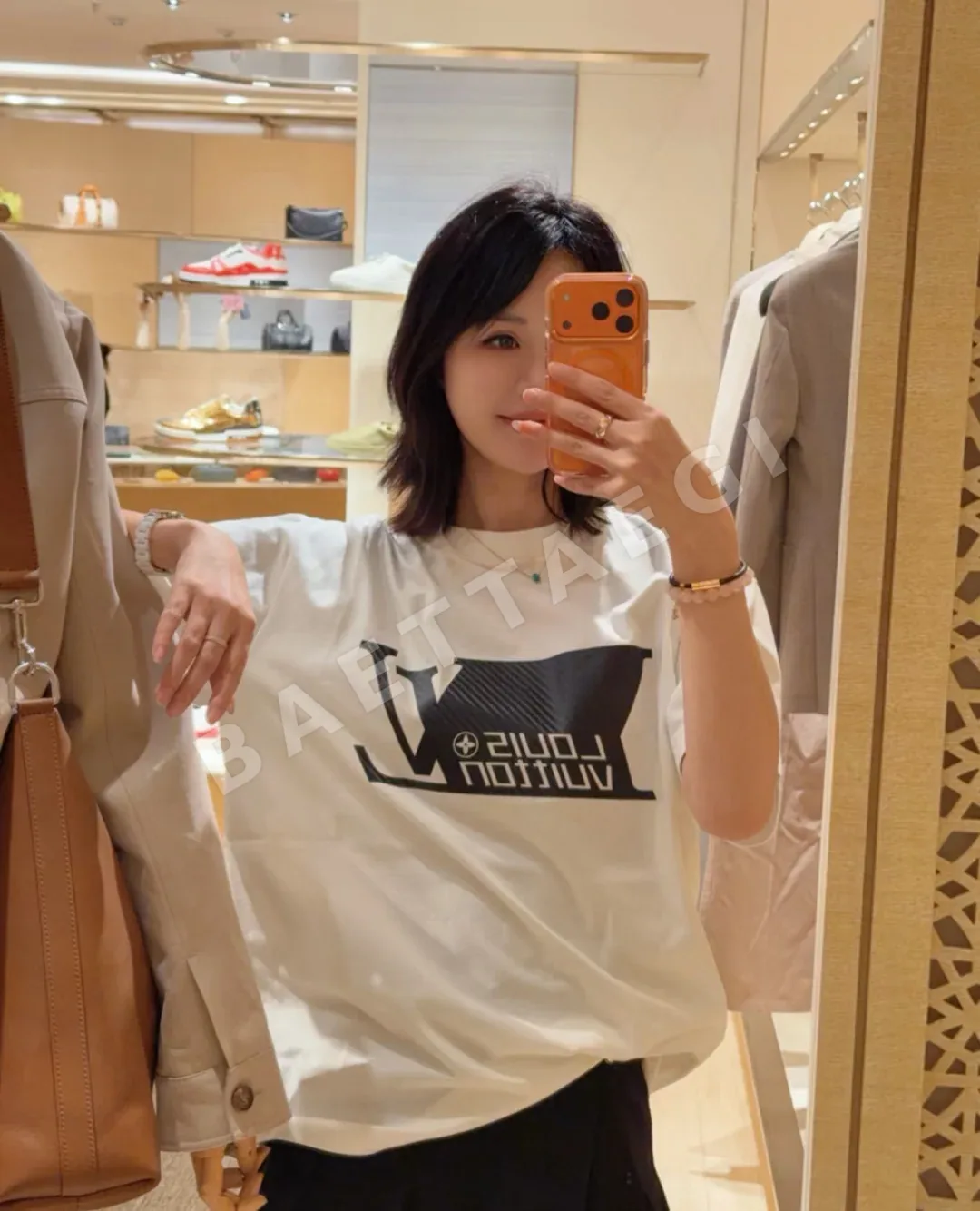 루이비통 LV 스프린터 패턴 남성 반팔 티셔츠 상세 이미지 2
