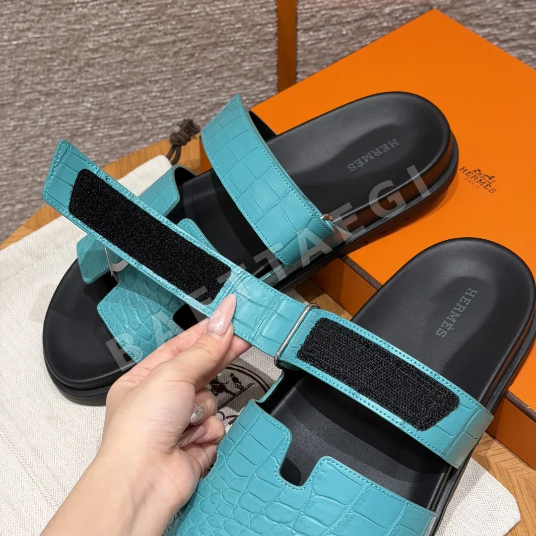 에르메스 악어가죽 시프레 샌들 상세 이미지 6