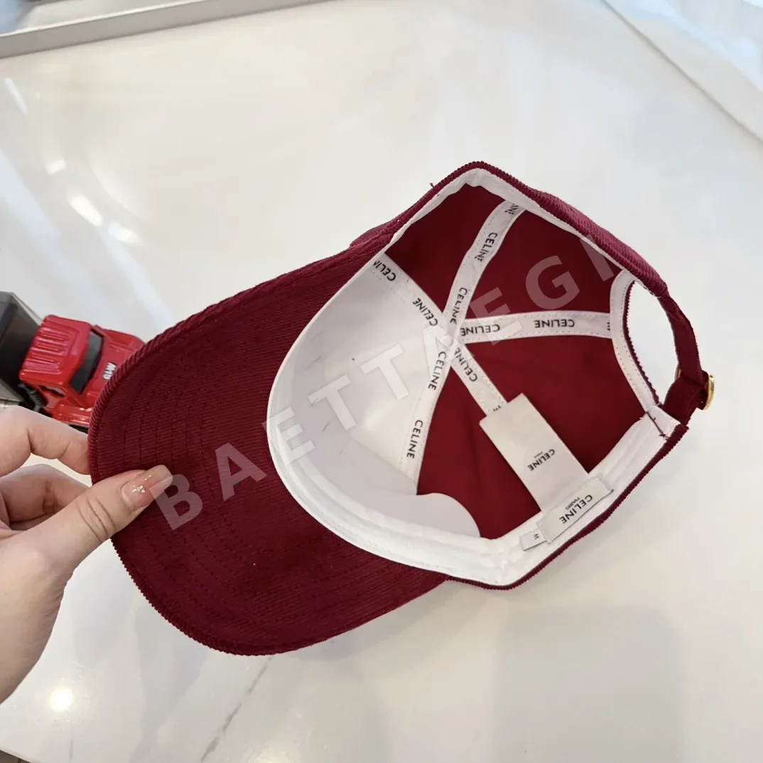 셀린느 개선문 자수 코듀로이 야구모자 상세 이미지 8