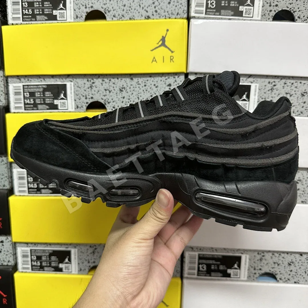 나이키 [GX] 에어 맥스 95 CU8406-001 201217 Nike Air Max 95 Comme Des Garcons Black CDG 상세 이미지 3