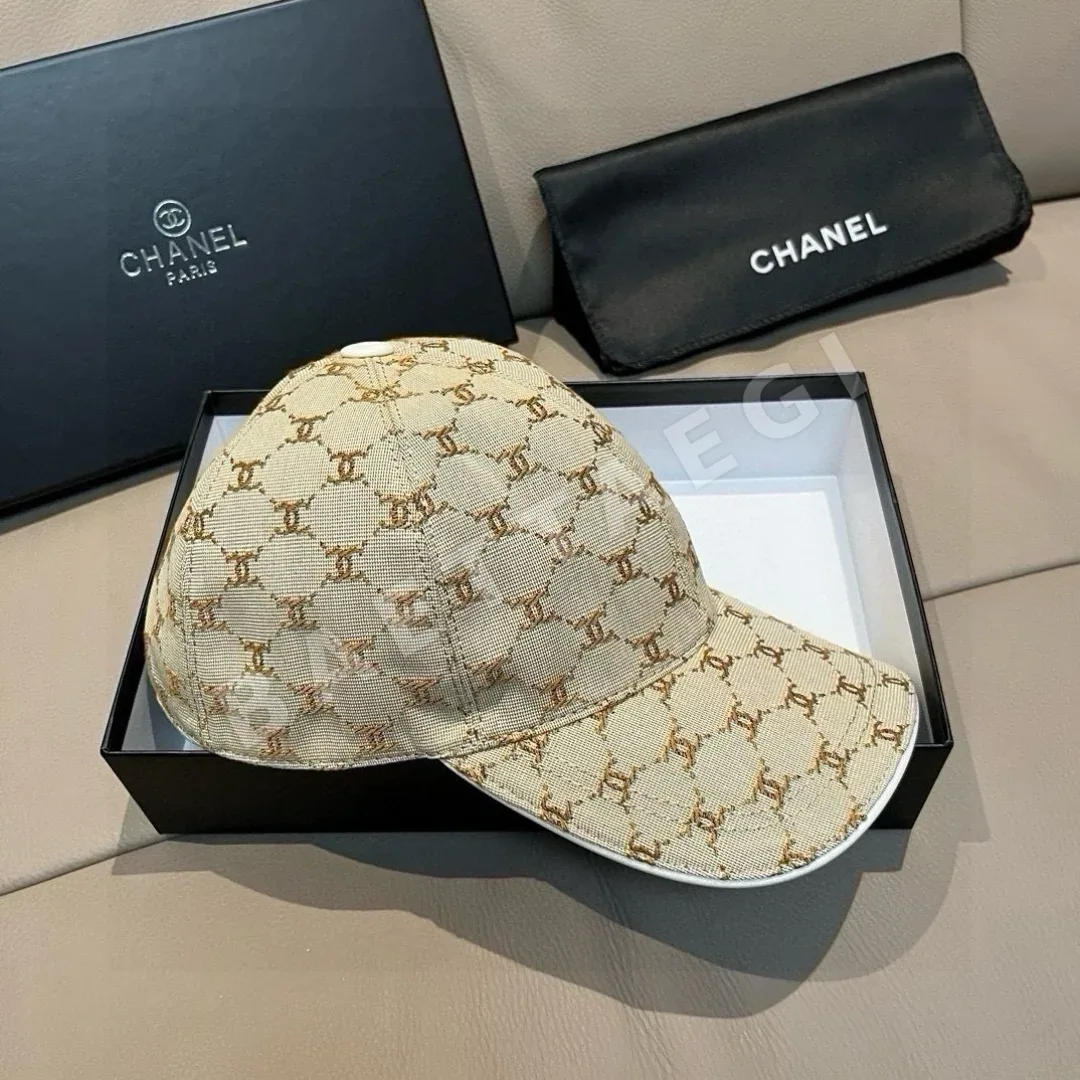 샤넬 더블 C 자카드 캔버스 캡 상세 이미지 4
