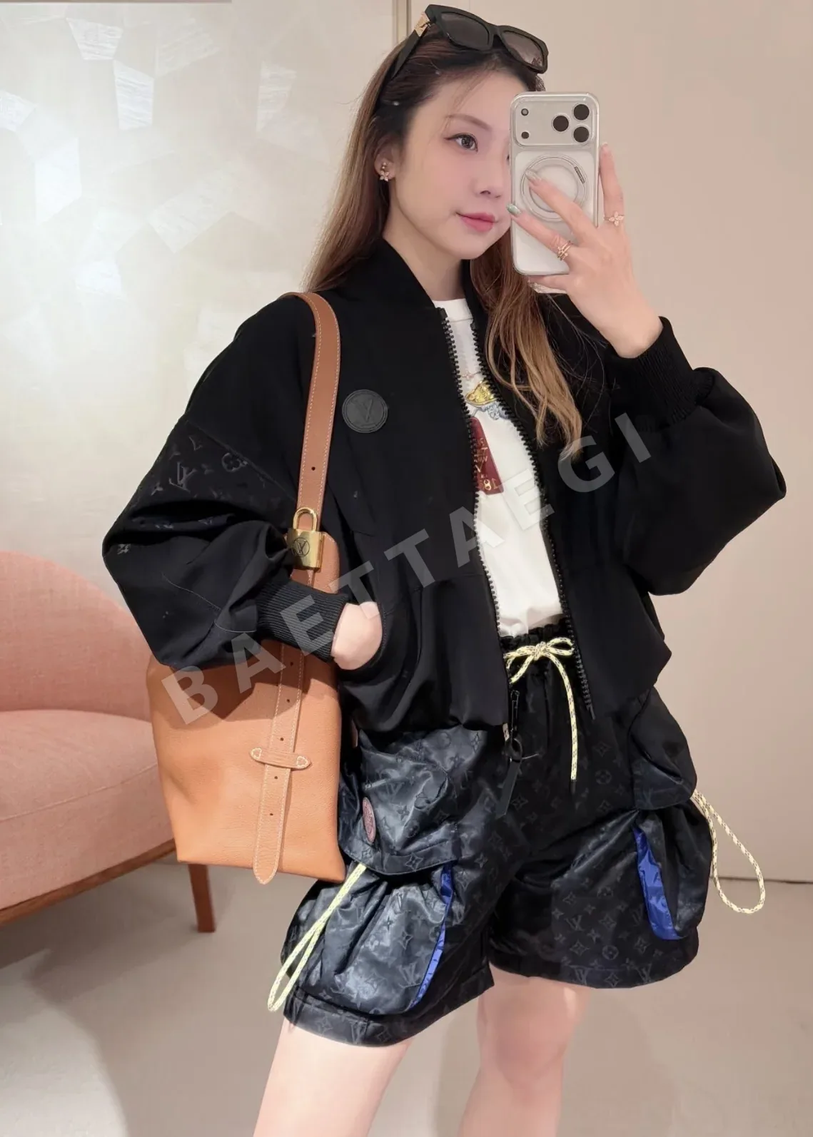 루이비통 여성 스트링 포켓 반바지 상세 이미지 7