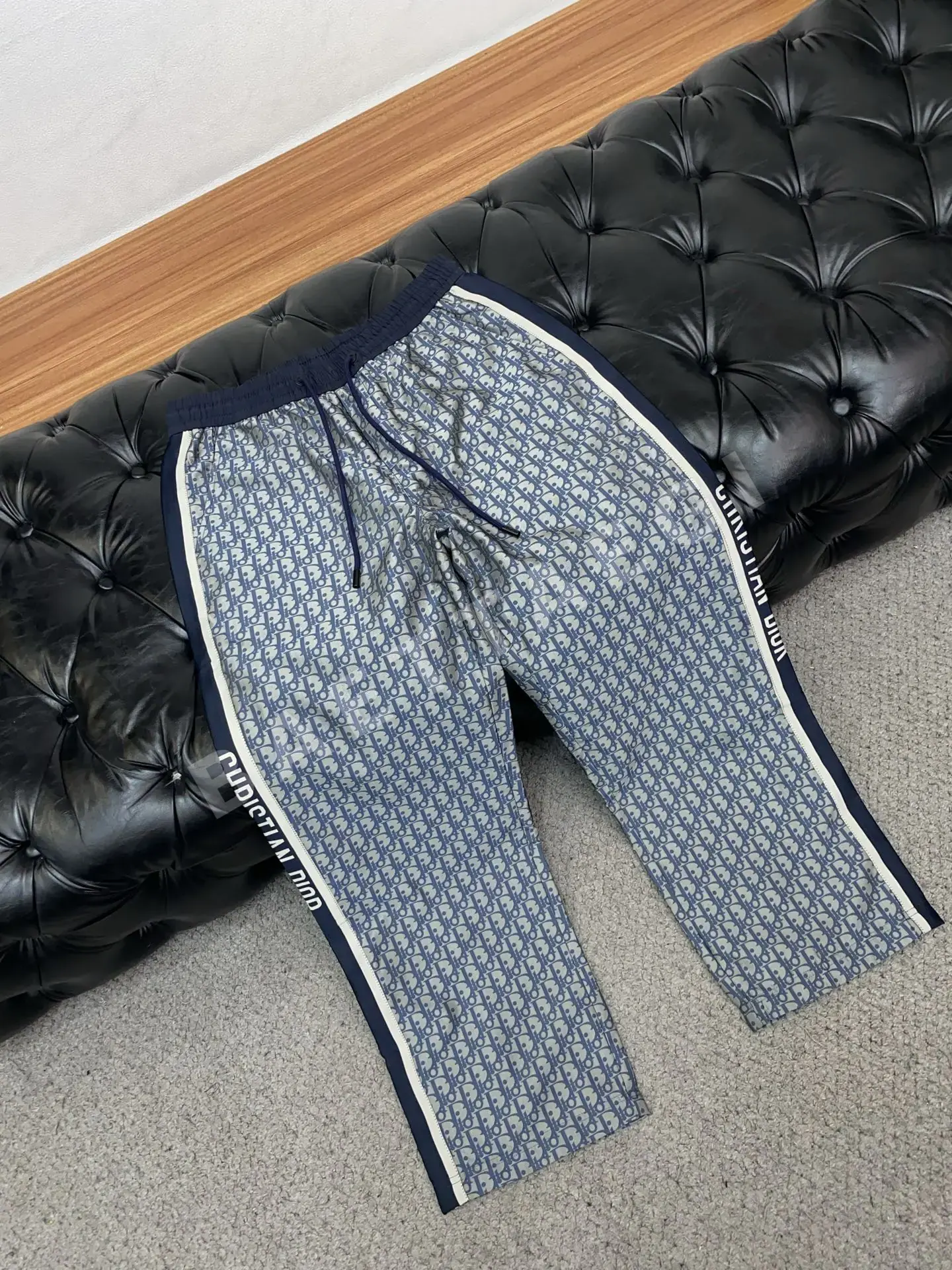 디올 청색 남성 캐주얼 바지 상세 이미지 7