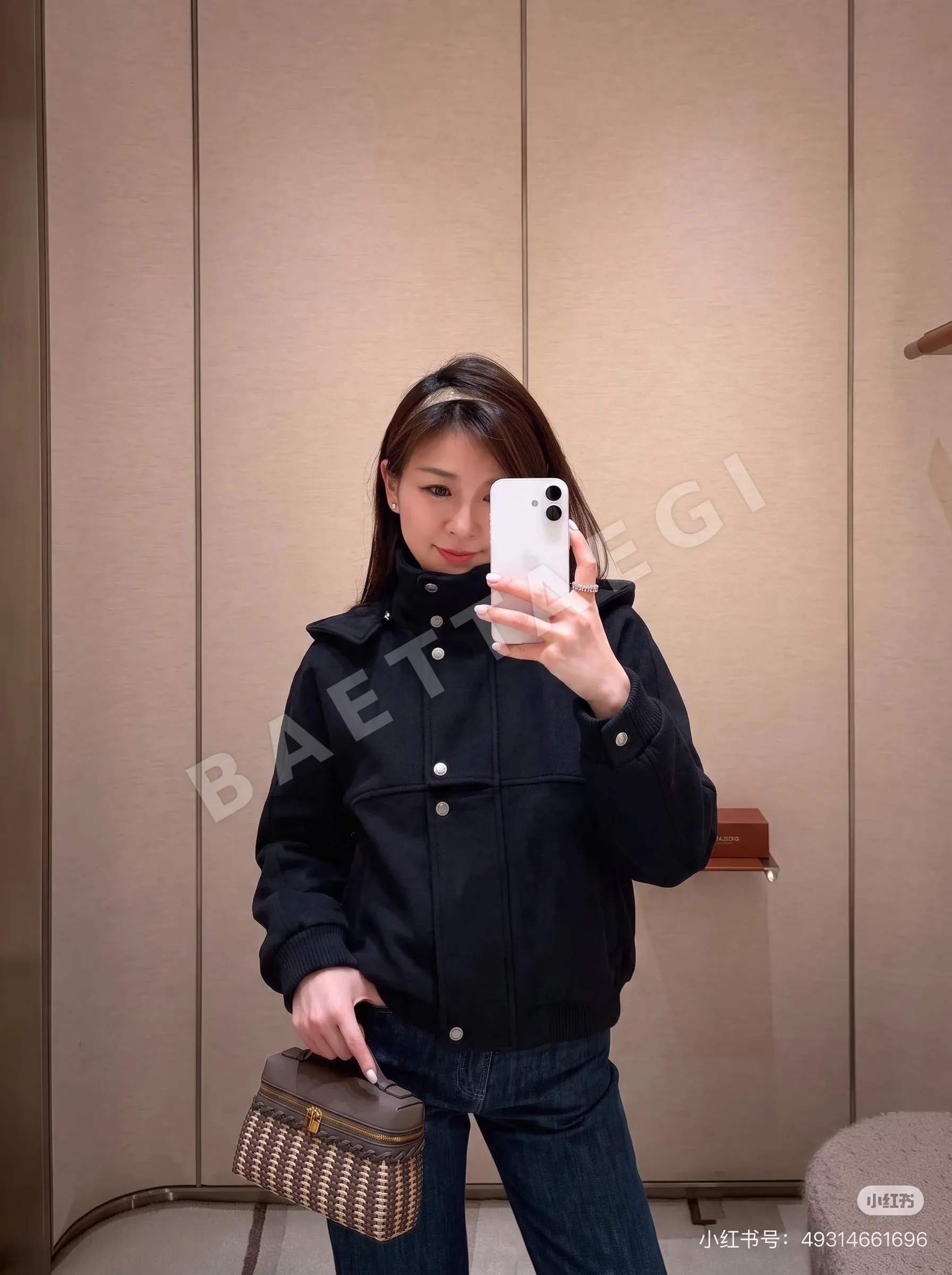 로로피아나 헤비웨이트 울 후드 자켓 202551