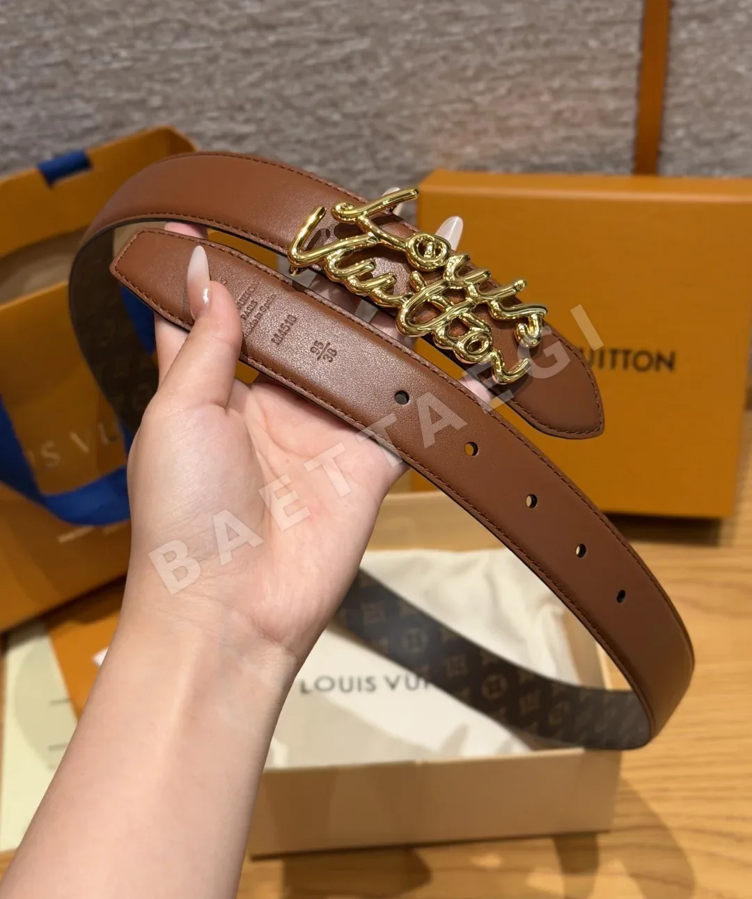 루이비통 스크립트 30mm 리버시블 벨트 상세 이미지 3