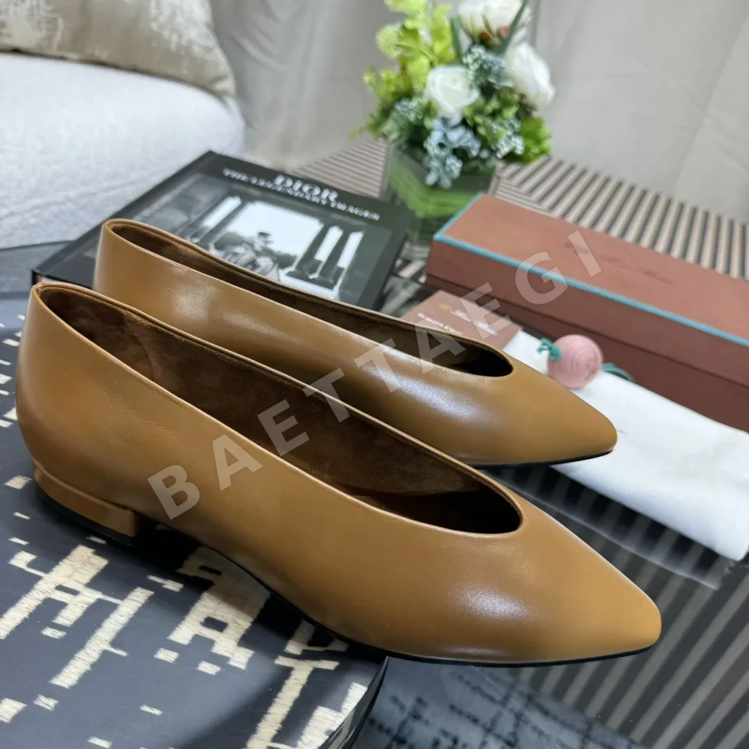 로로피아나 페베코아 레트로 발레 플랫 상세 이미지 2