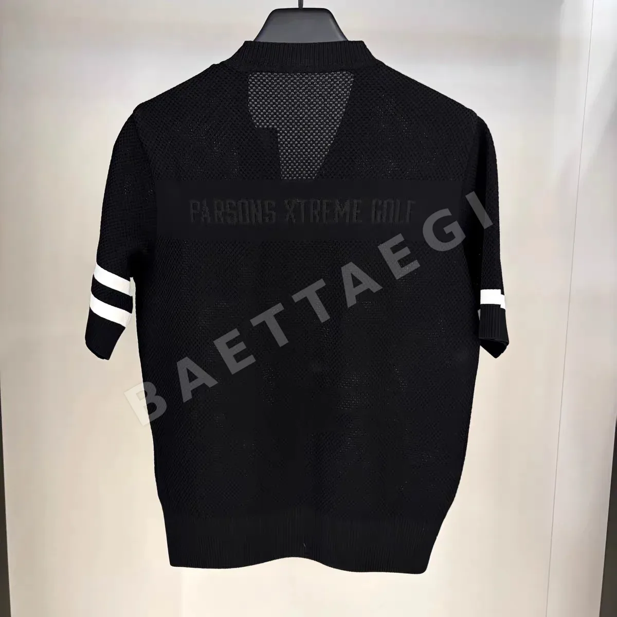 PXG 여성 여름 니트 반팔 탑 상세 이미지 4