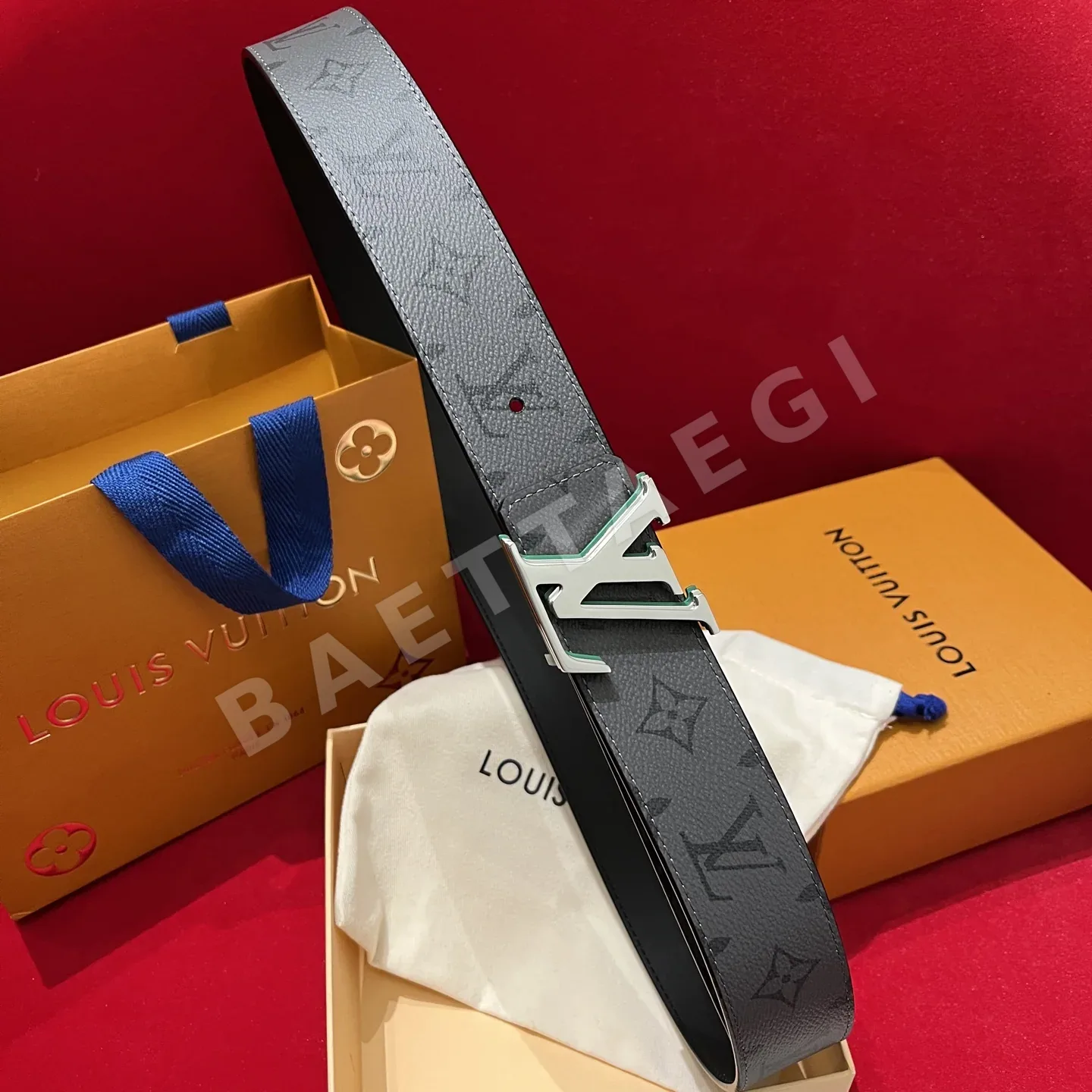 루이비통 LV 옵티컬 버클 캔버스 벨트 상세 이미지 8