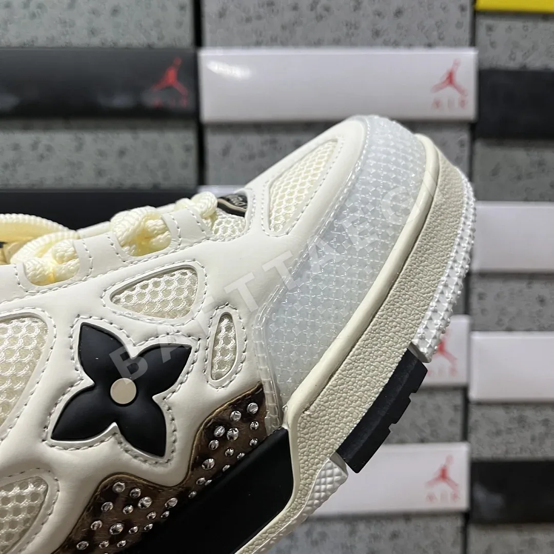 루이비통 [D1] V3 10 아이보리 브라운 205864 Louis Vuitton V3-10 상세 이미지 5