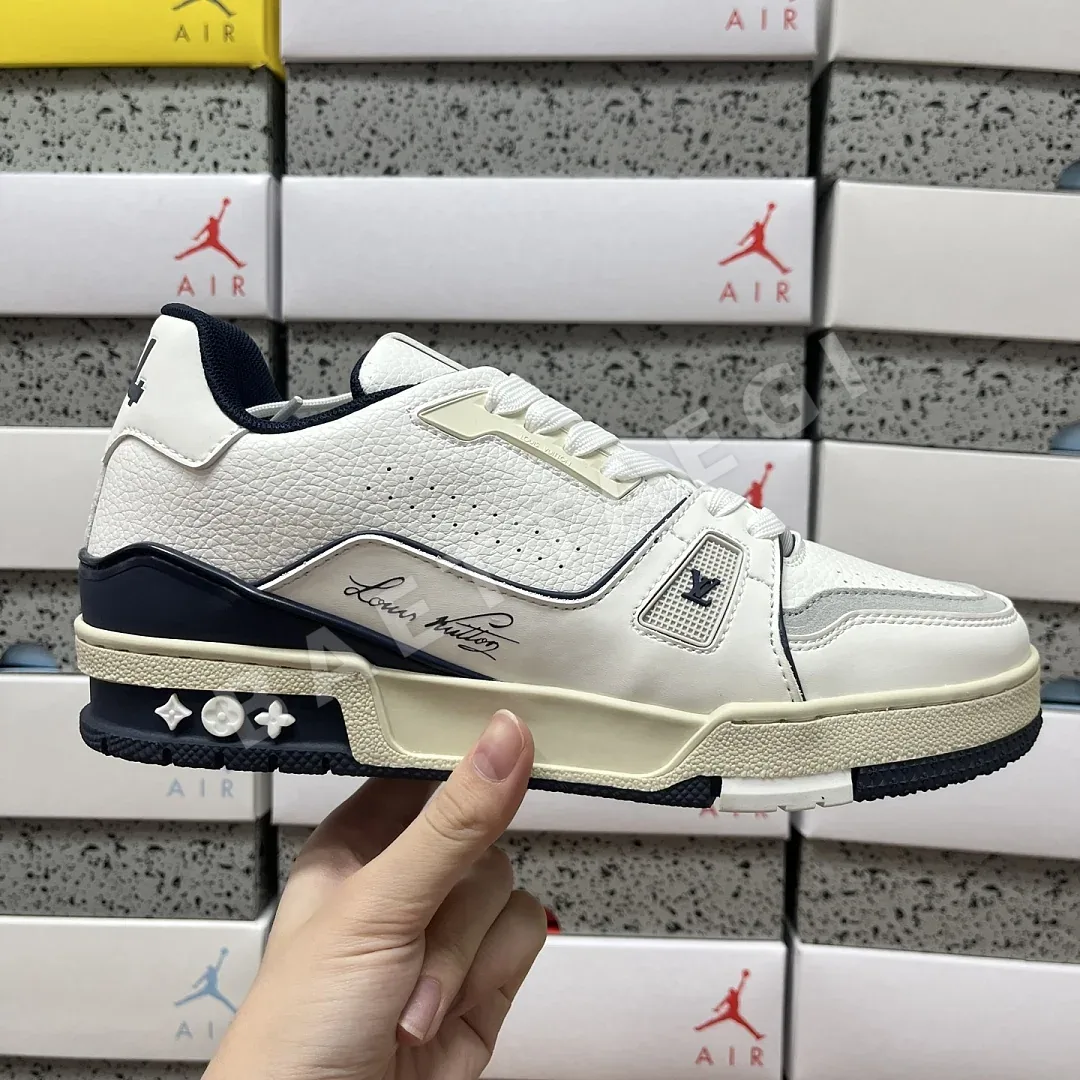 루이비통 [D1] V2 06 화이트 블루 205845 Louis Vuitton V2-06 상세 이미지 5