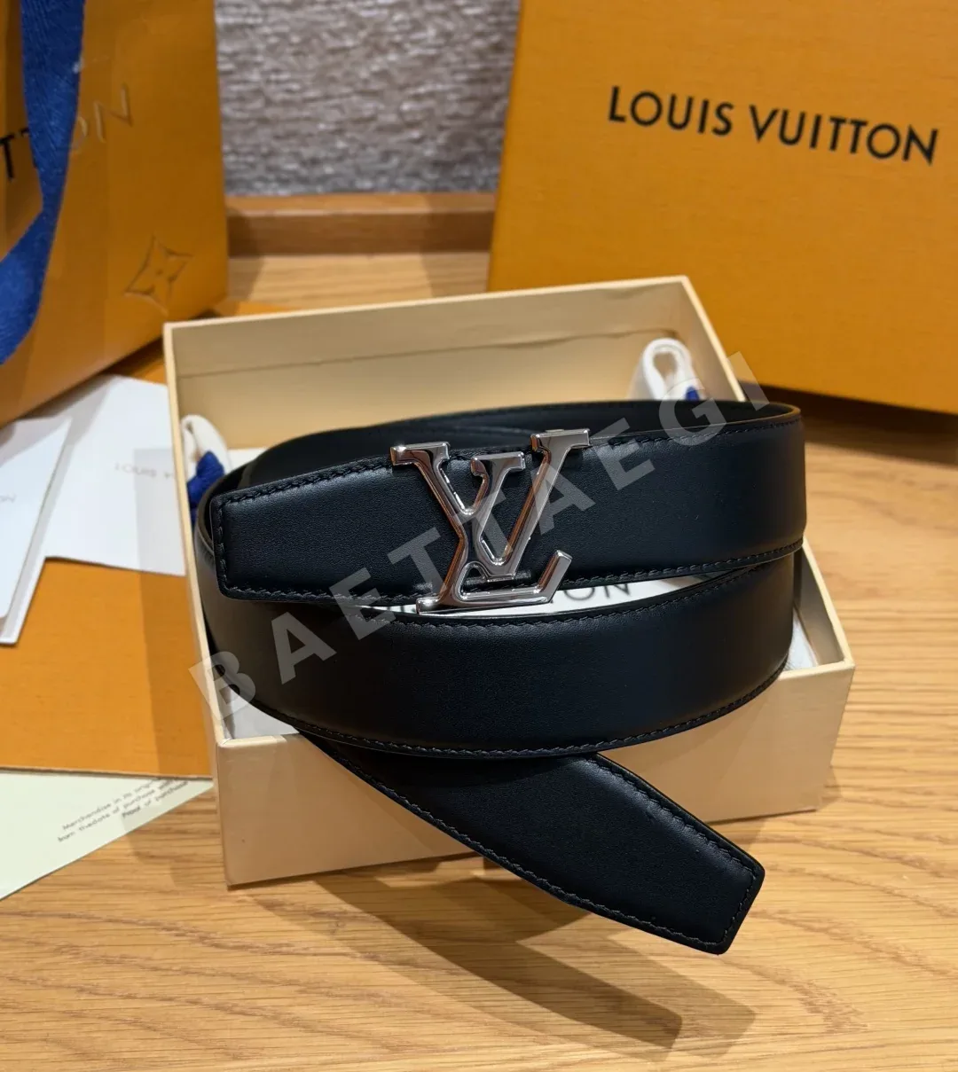 루이비통 LV 이니셜 리버시블 송아지가죽 벨트 40MM 173611