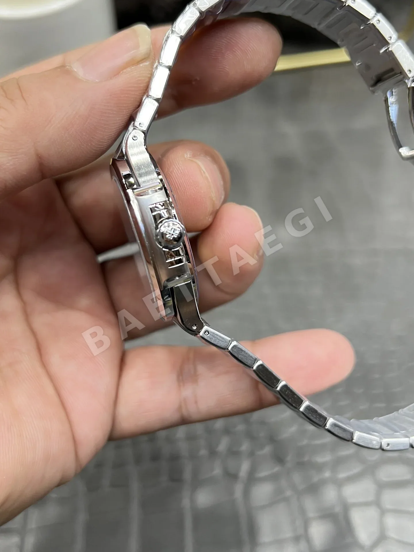 파텍필립 노틸러스 7118 자동 여성용 3K 공장 레플리카 43965 Patek Philippe 상세 이미지 6