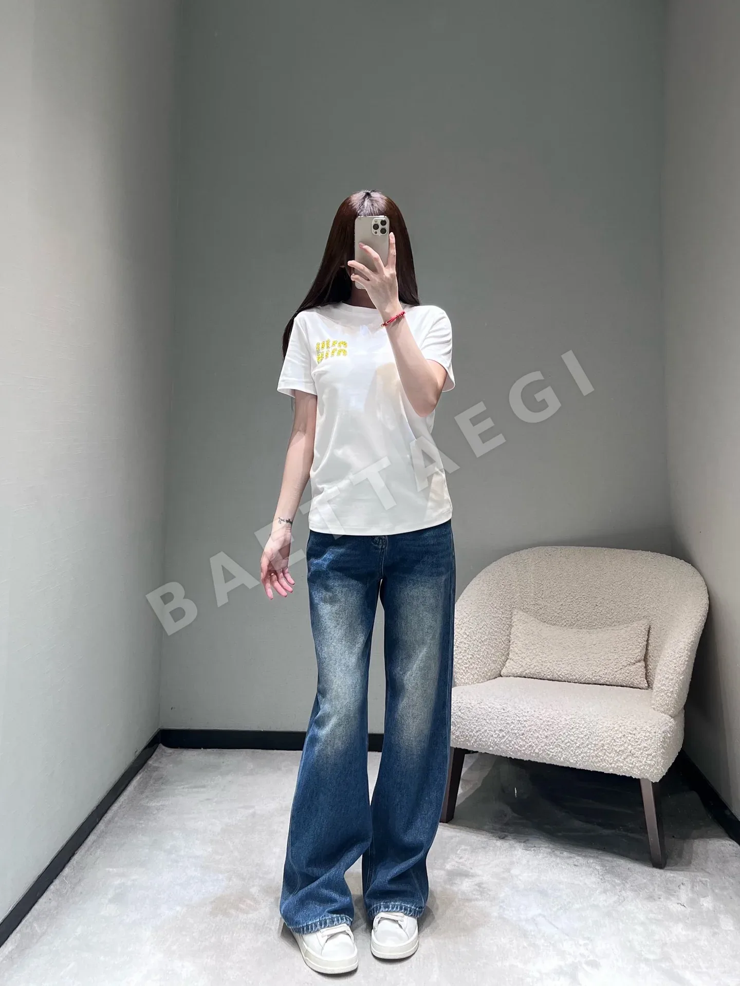 미우미우 여성 반팔 상세 이미지 6