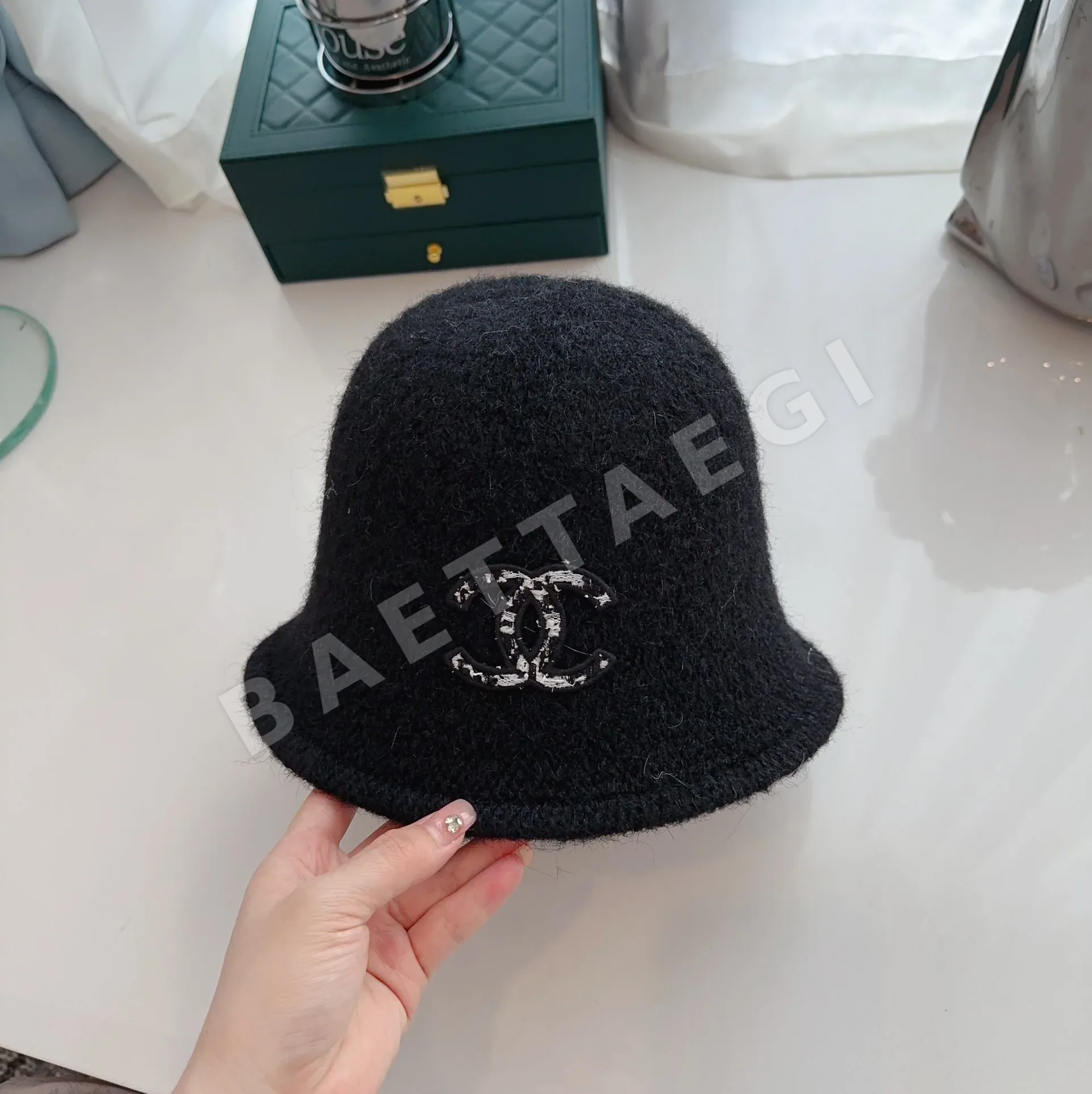 샤넬 모헤어 울 버킷햇 상세 이미지 2