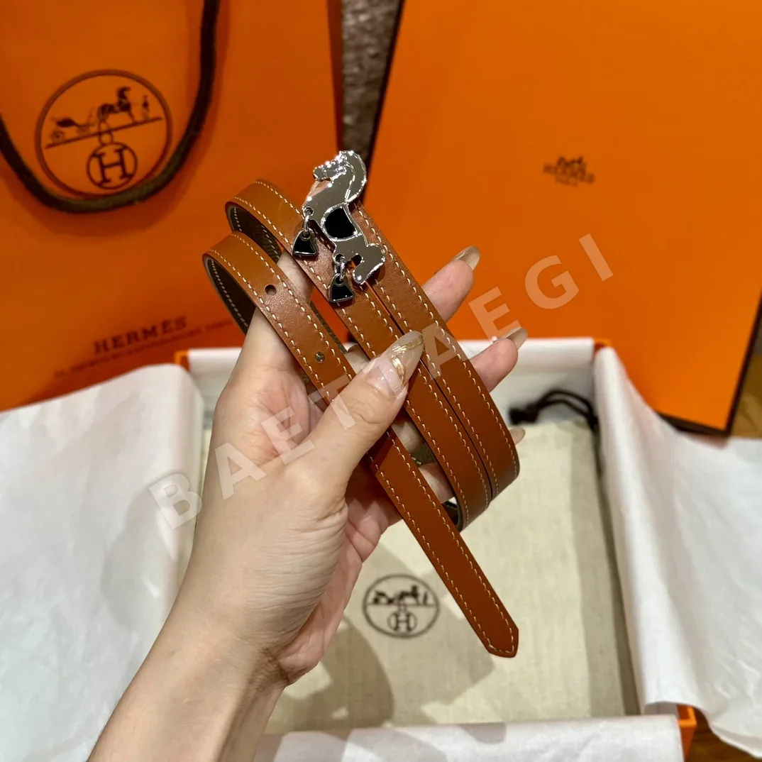 에르메스 그레냉 양면 가죽 벨트 상세 이미지 5