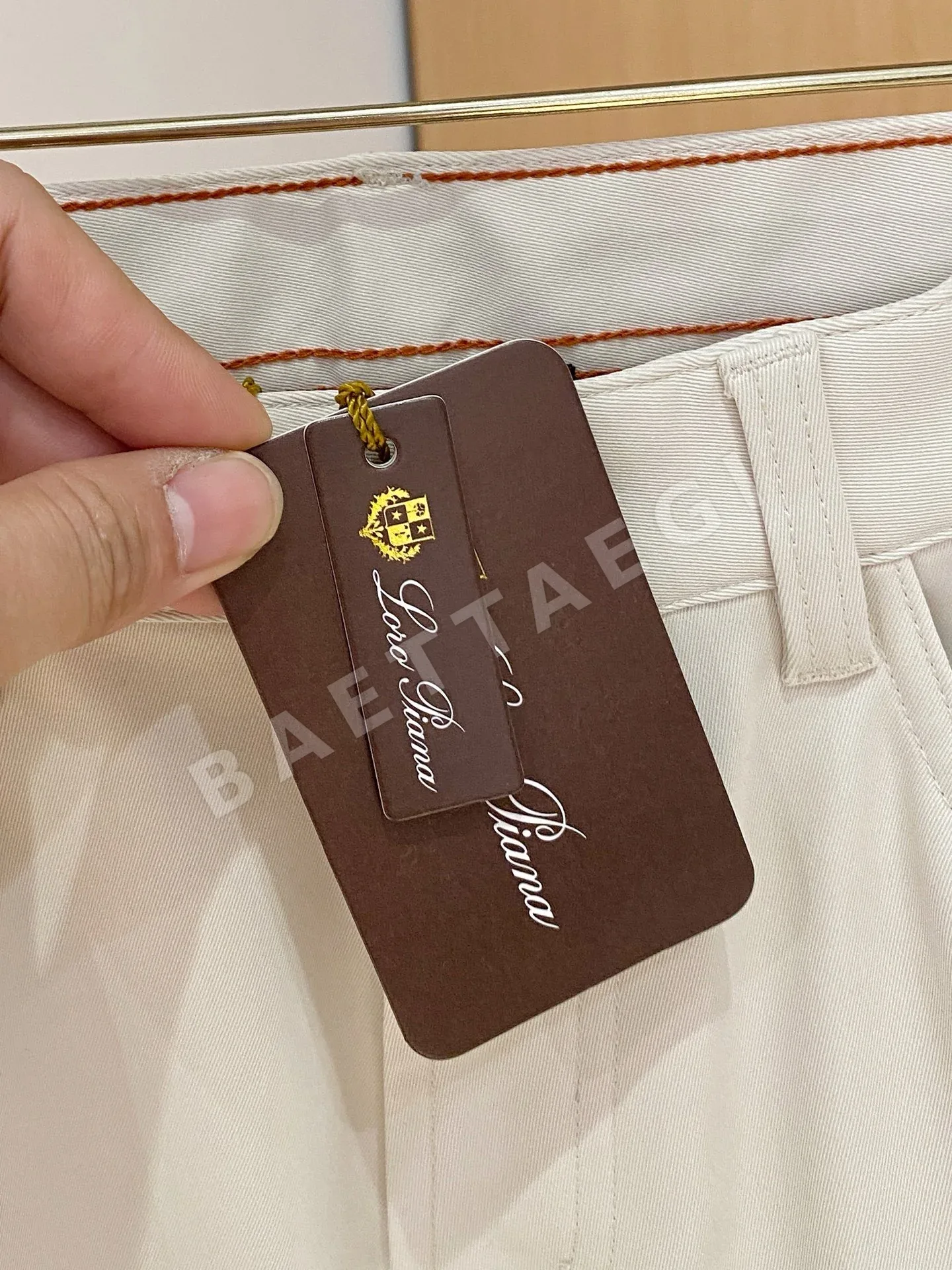 로로피아나 남성 린넨 바지 상세 이미지 7