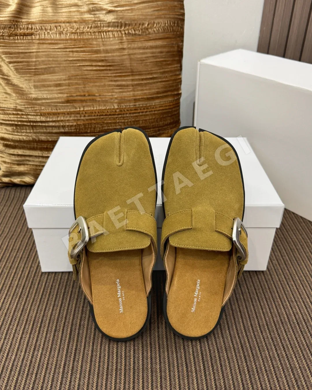 마르지엘라 타비 비르켄슈토크 샌들 129455