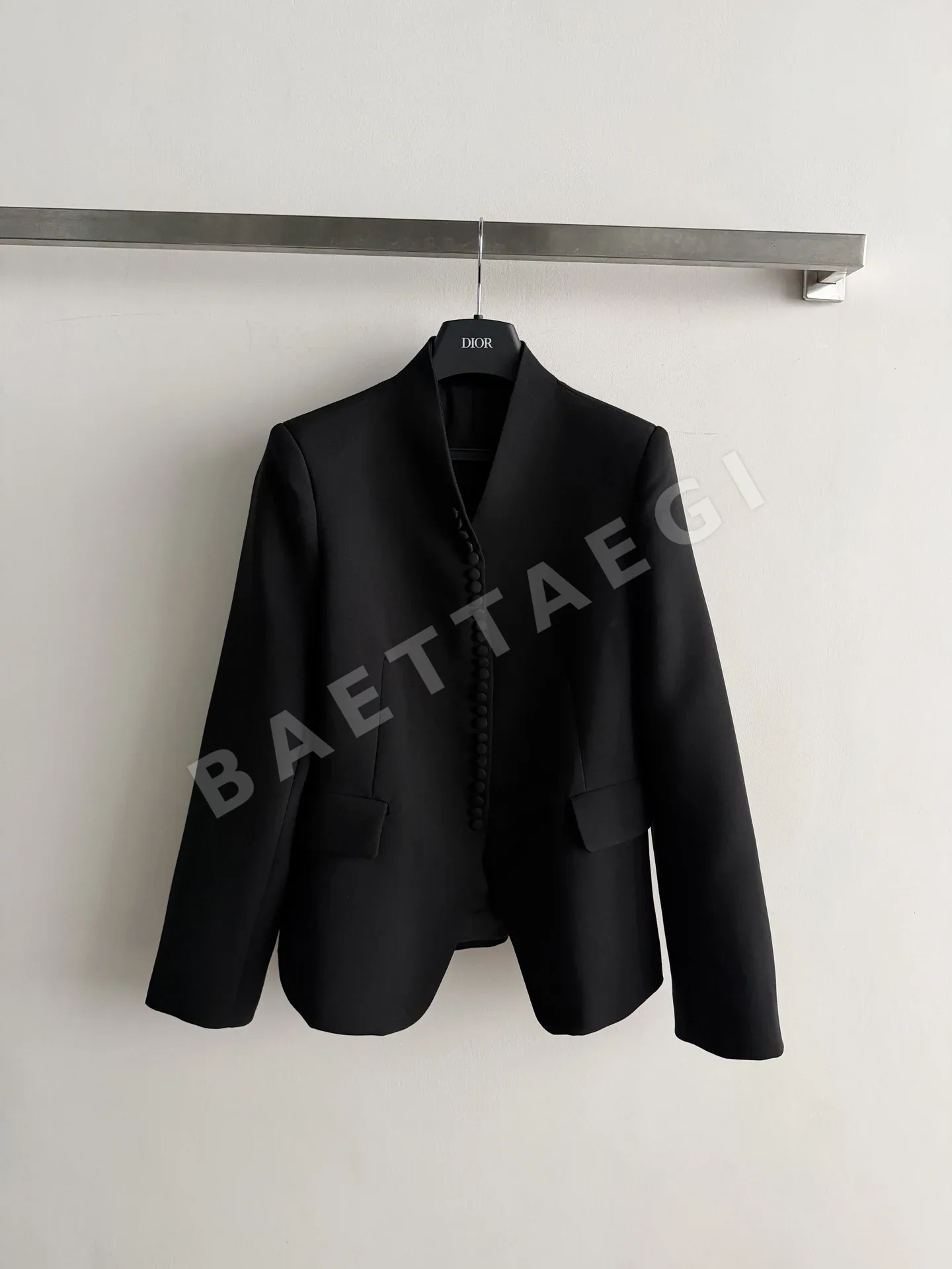 디올 중국식 카라 버튼다운 슬림 자켓 165444