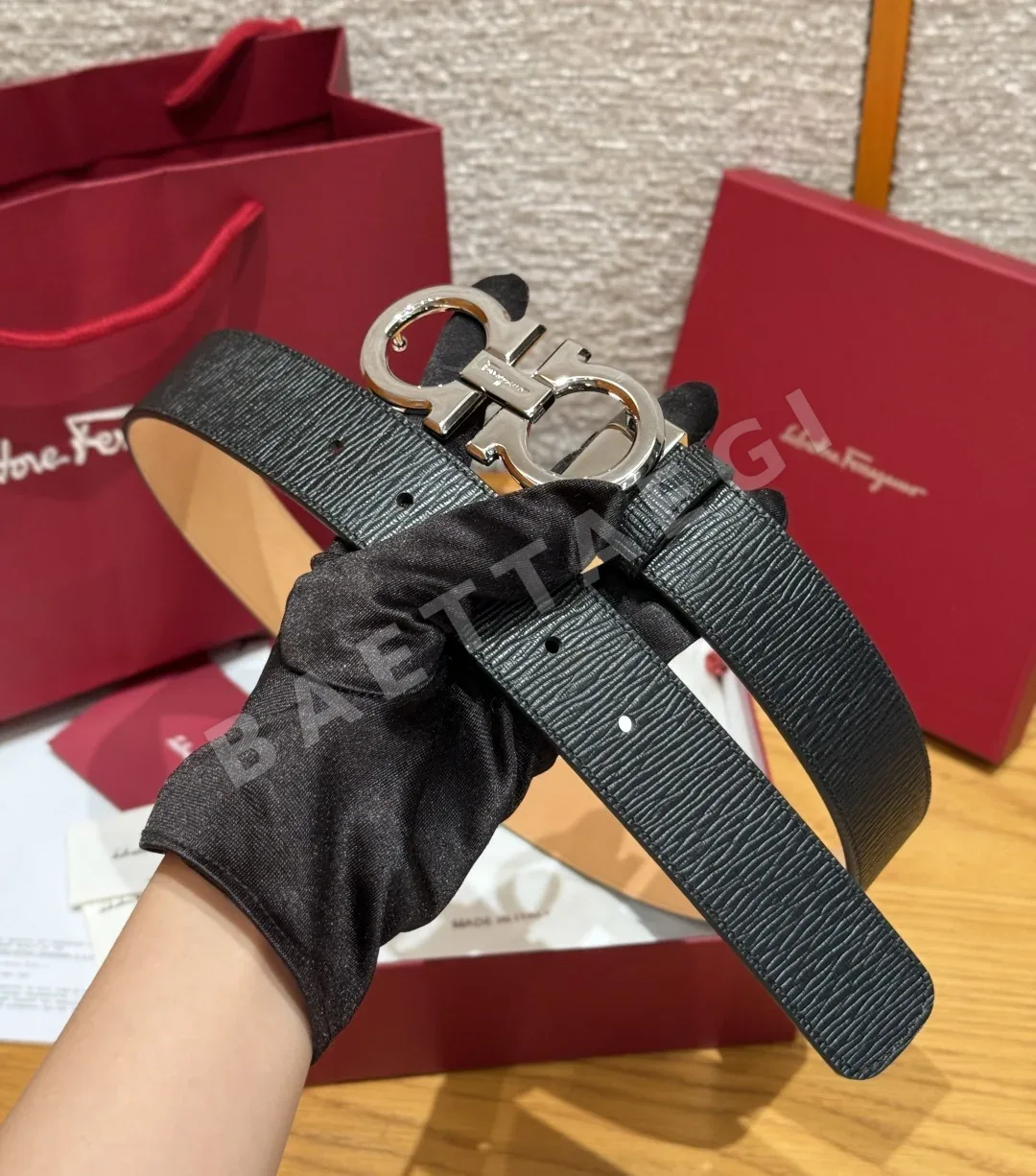 페레가모 JD350 간치니 양면 조절 벨트 상세 이미지 8