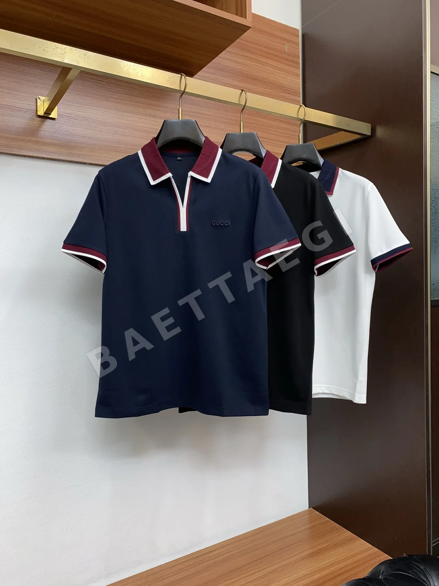 구찌 남성 클래식 반팔 폴로셔츠 상세 이미지 9