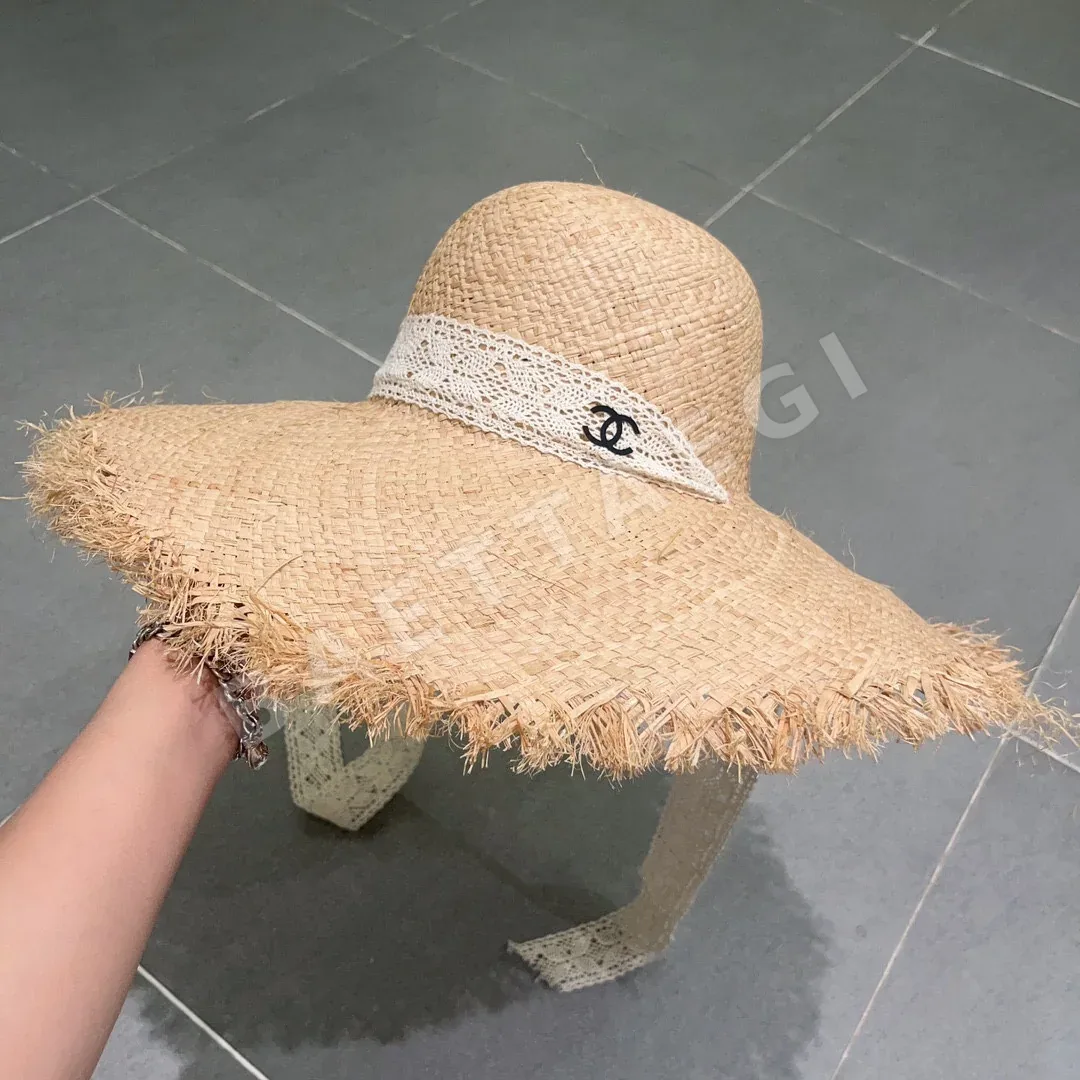 샤넬 라피아 밀짚 접이식 모자 상세 이미지 7