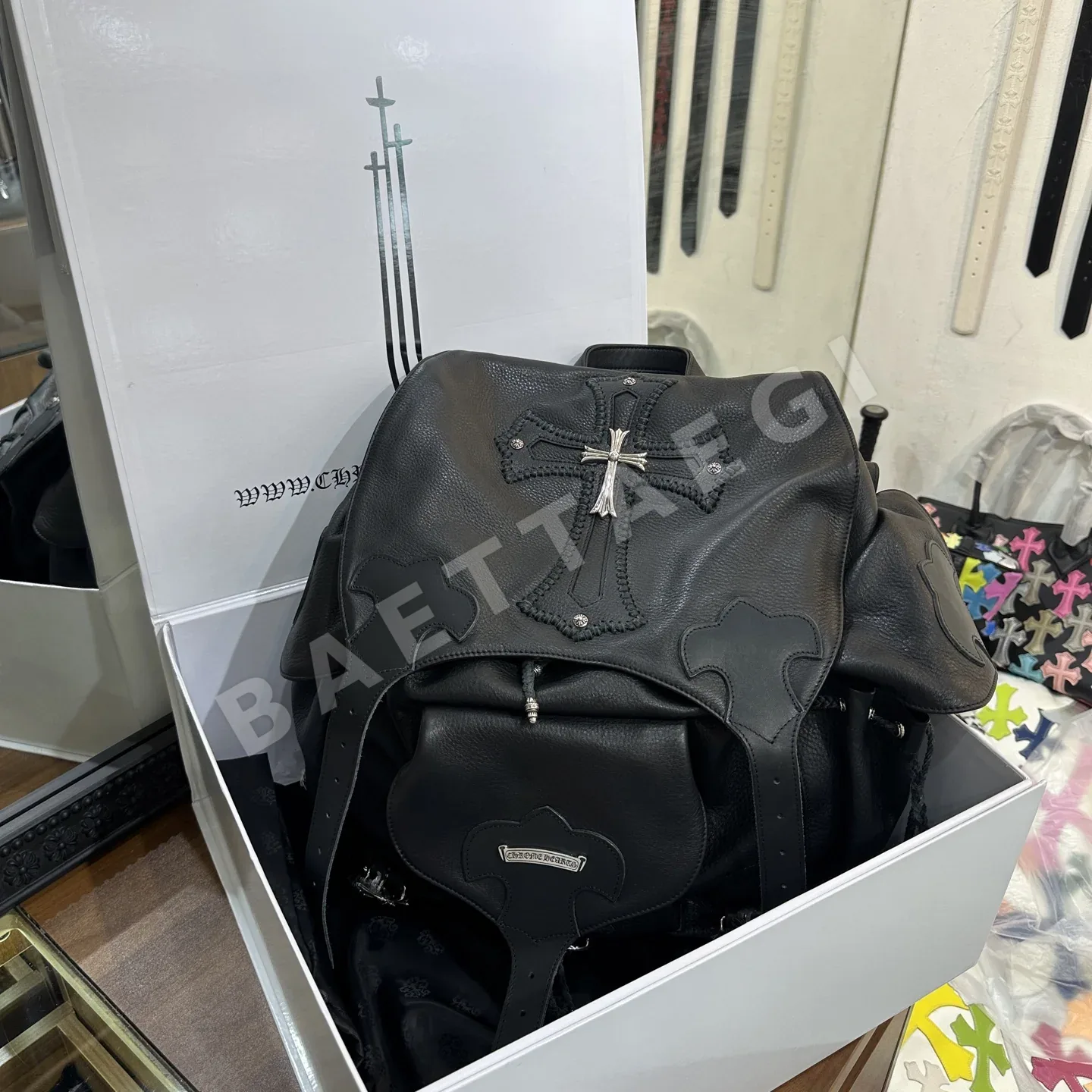 크롬하츠 스털링 실버 크로스 백팩 상세 이미지 8