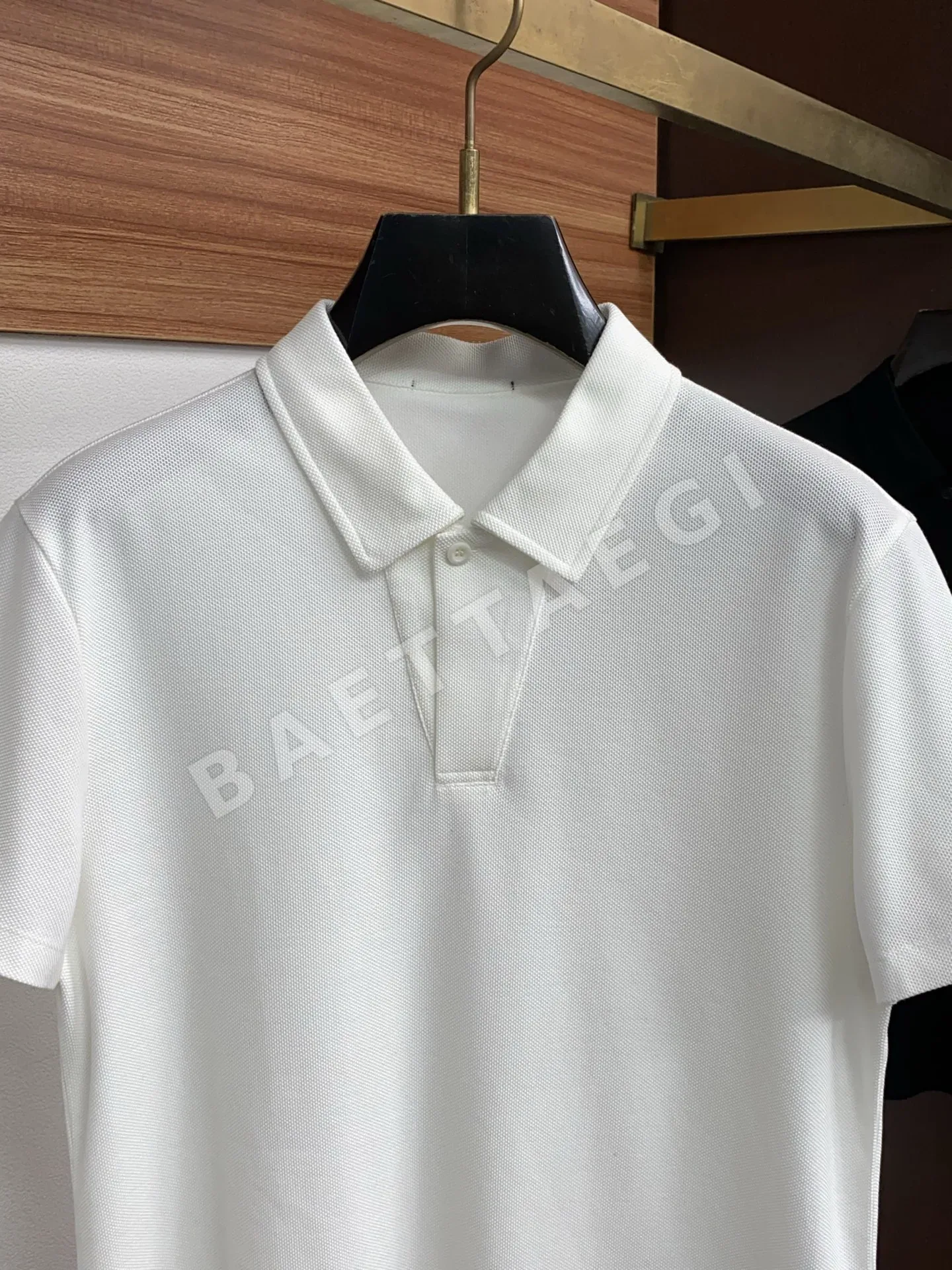 제냐 라펠 카라 남성 반팔 폴로셔츠 상세 이미지 2