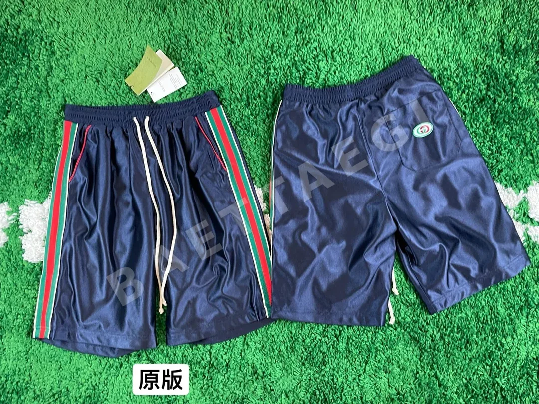 구찌 로고 자수 오버핏 반바지 4494 상세 이미지 3