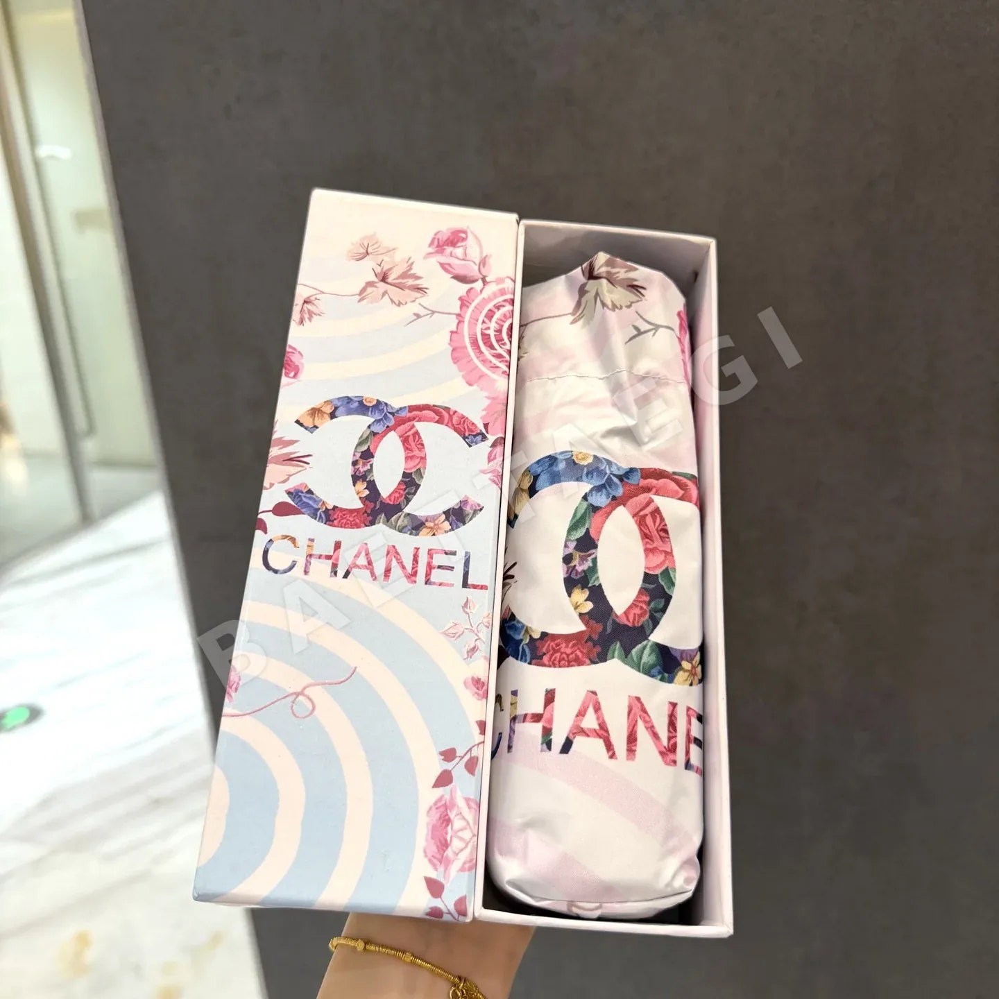 샤넬 5단 우산 85339