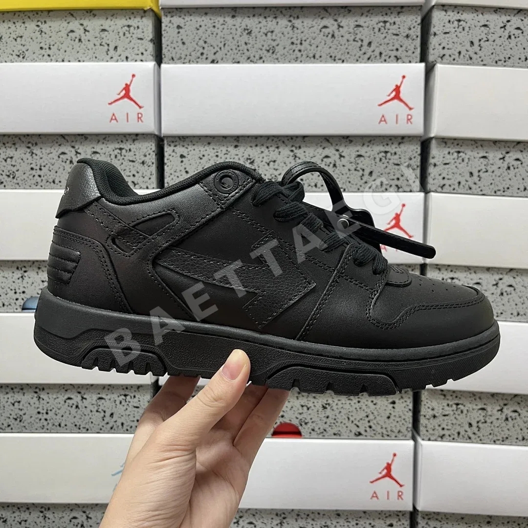 오프화이트 아웃 오브 오피스 OOO 로우 탑스 올블랙 202411 Off White Out Of Office OOO Low Tops 상세 이미지 7