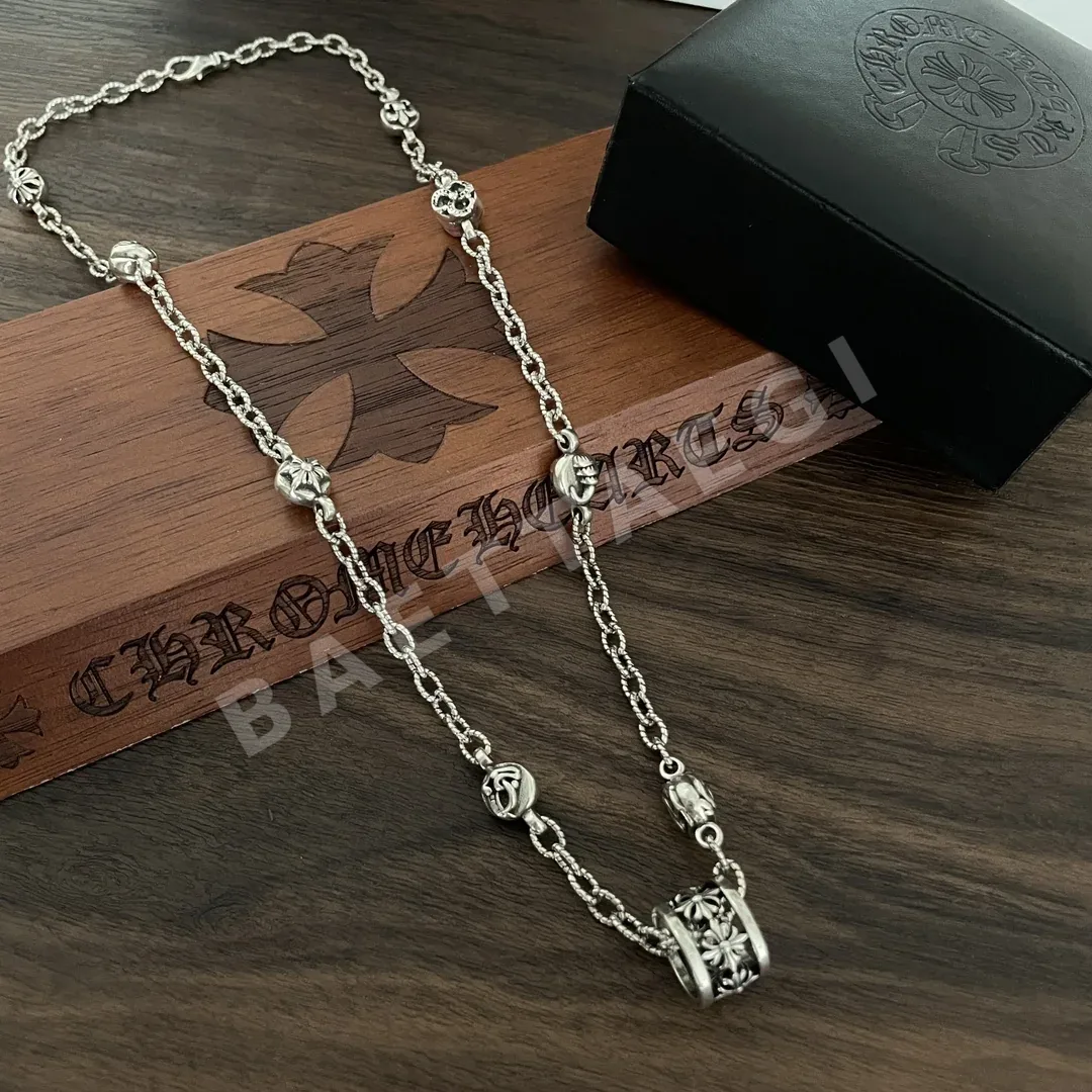 크롬하츠 클래식 레트로 크로스 서클 목걸이 상세 이미지 3