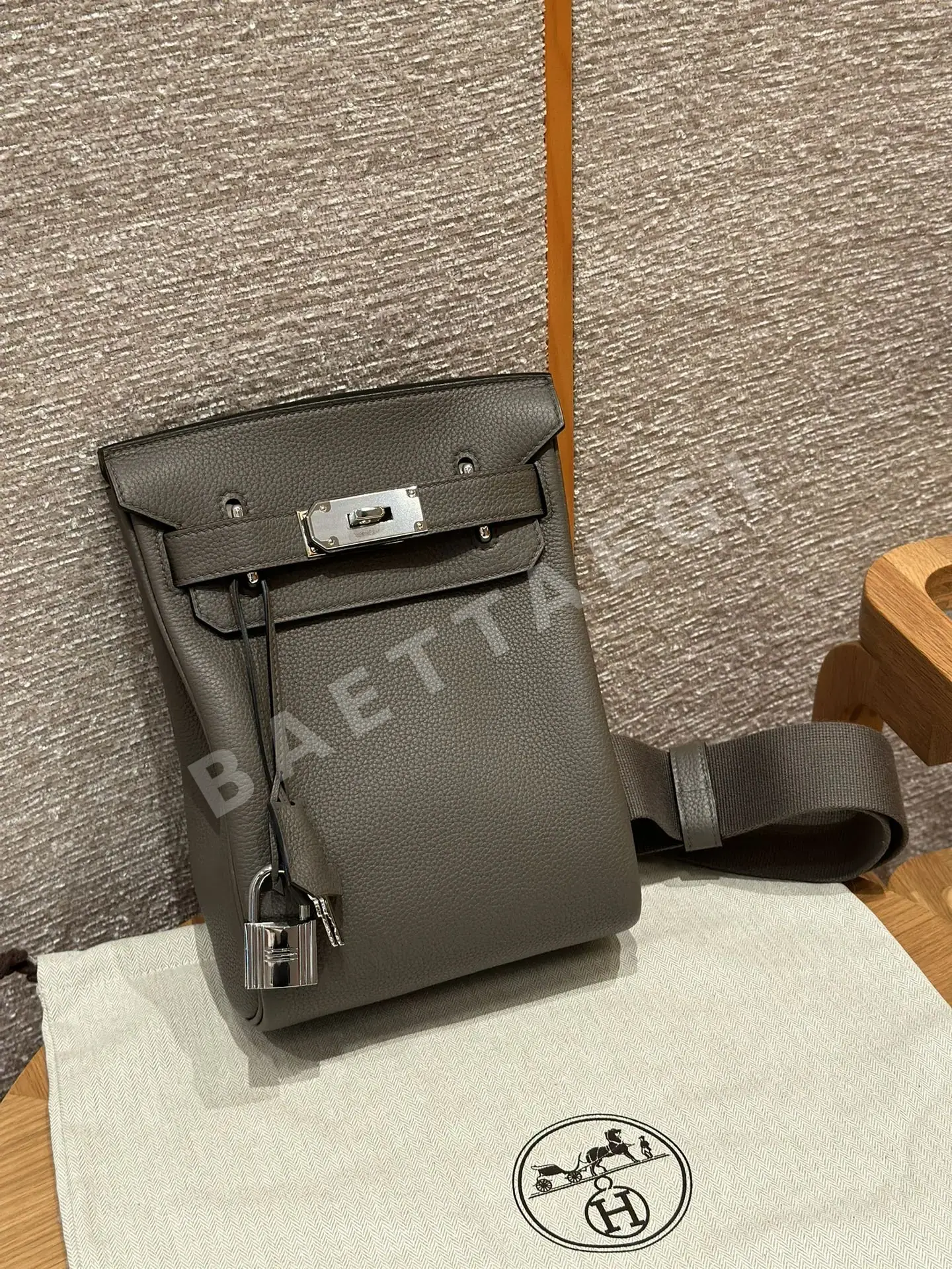 에르메스 핵 아 도 토고 가죽 백팩 166712