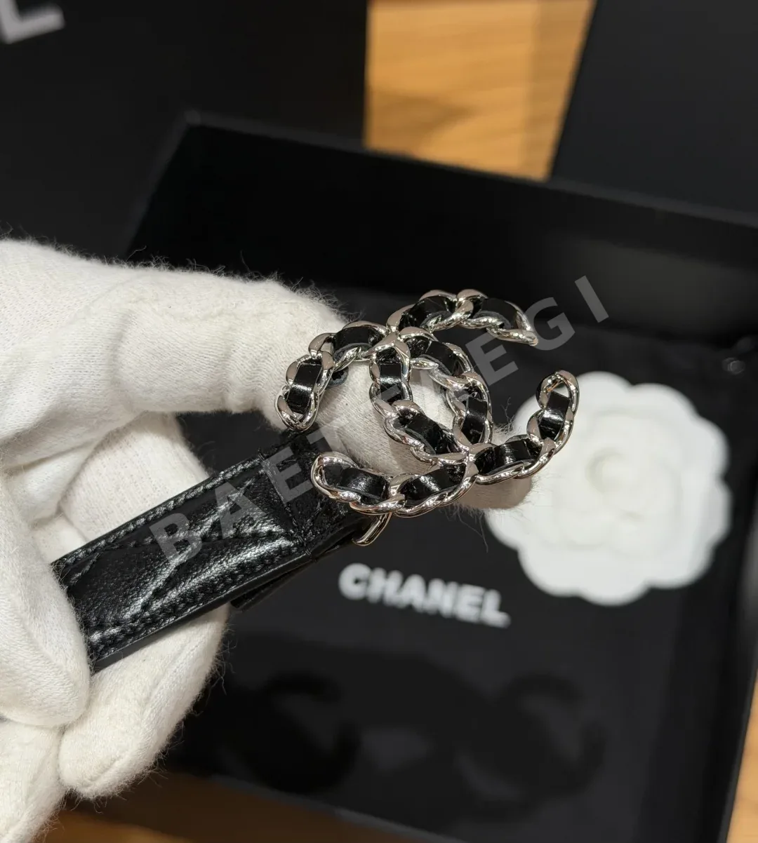 샤넬 퀼팅 램스킨 20mm 벨트 상세 이미지 3
