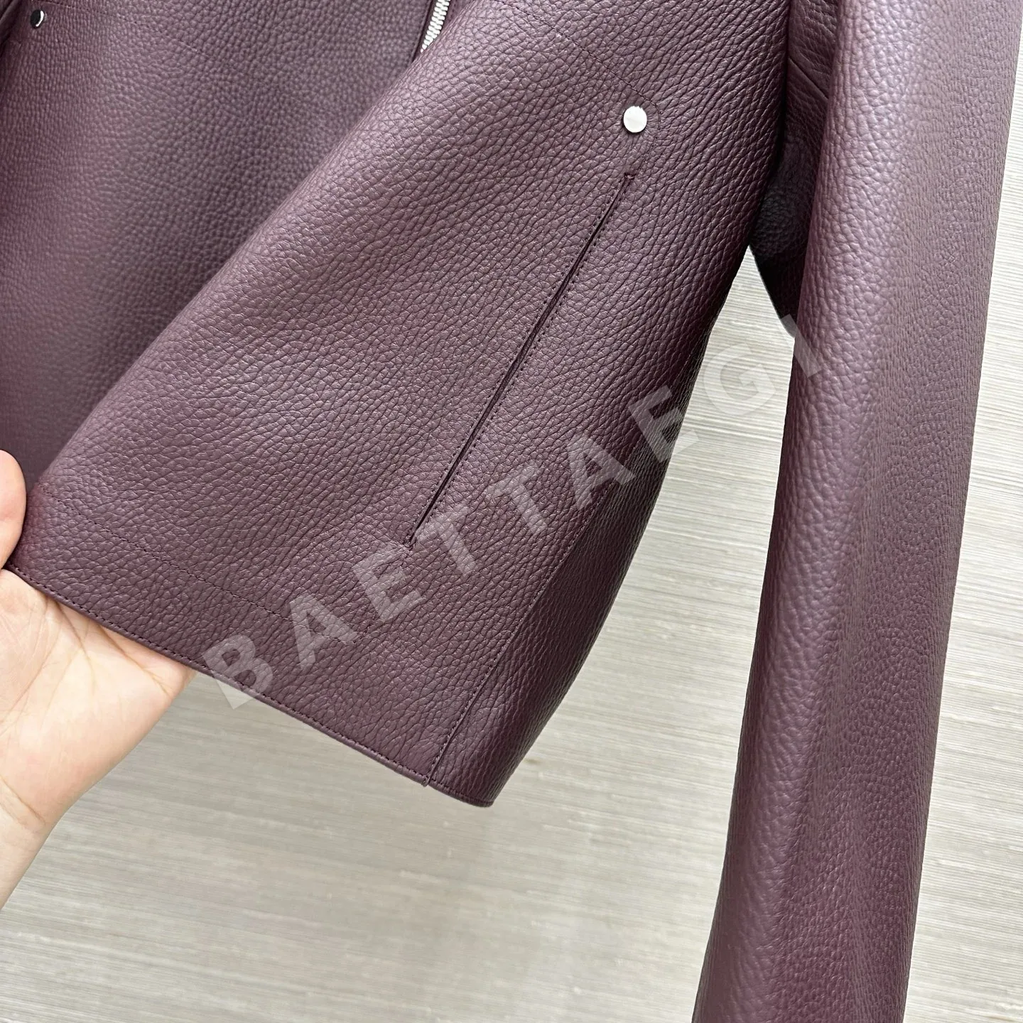 에르메스 램스킨 승마풍 여성 자켓 상세 이미지 7