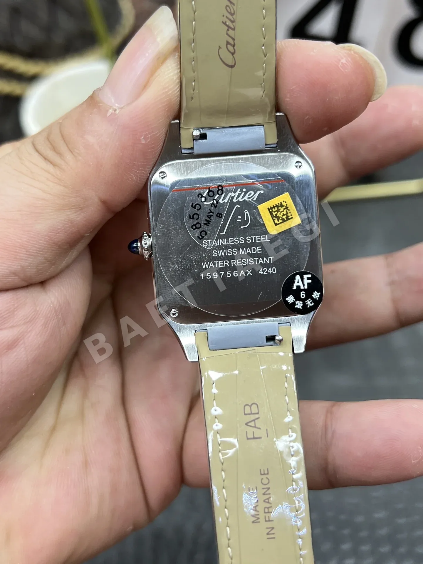 까르띠에 산토스 AF공장 론다 쿼츠 무브먼트 미디움 레플리카 42578 Cartier 상세 이미지 7