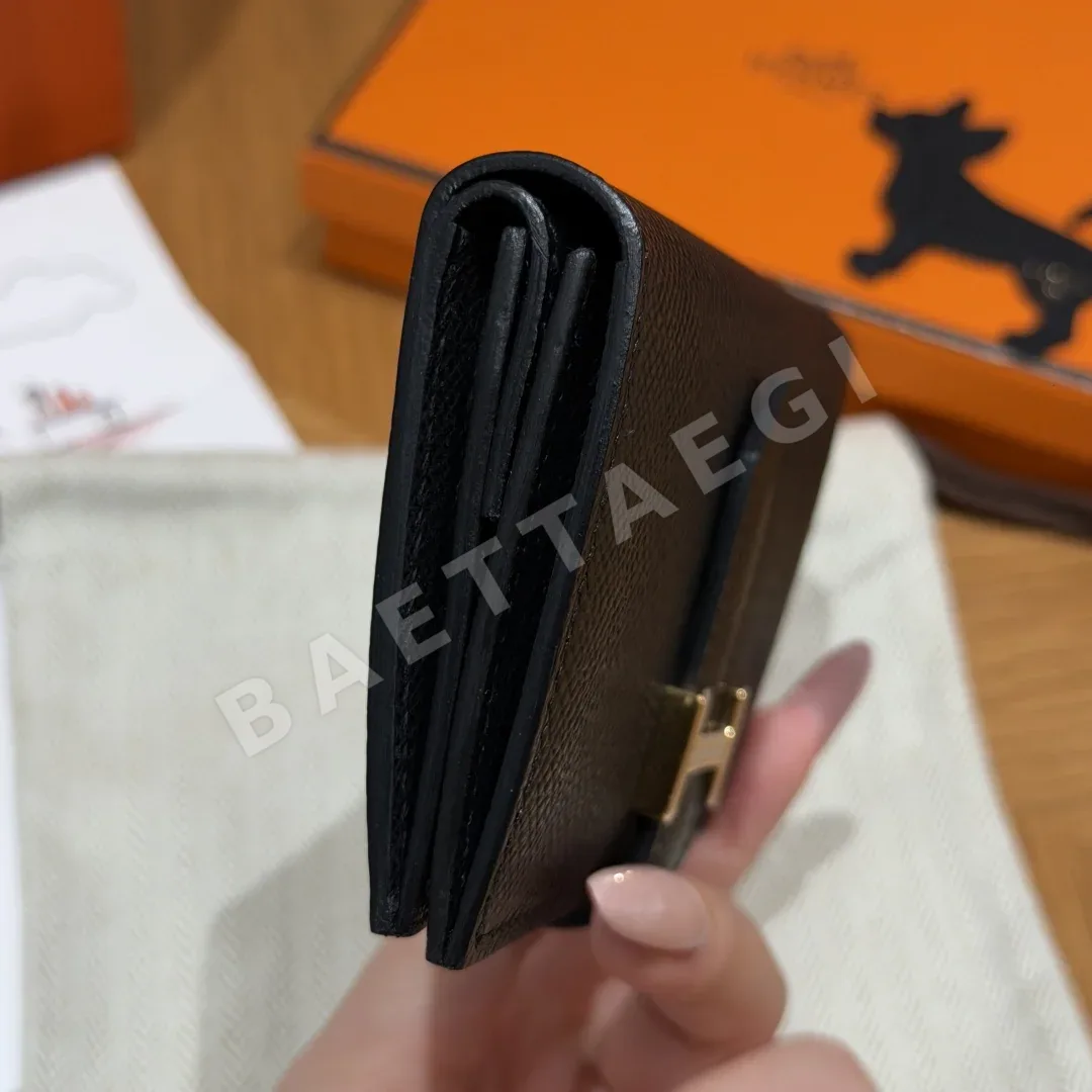 에르메스 베안 카드홀더 미니 가죽 지갑 상세 이미지 3