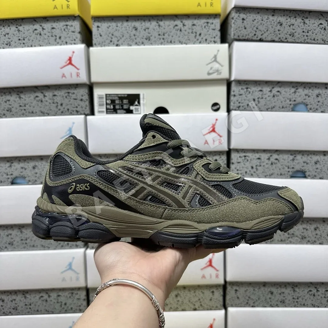 아식스 [M] 젤 NYC 1203A383-303 200509 Asics Gel-NYC Loden Green Graphite Grey 상세 이미지 3