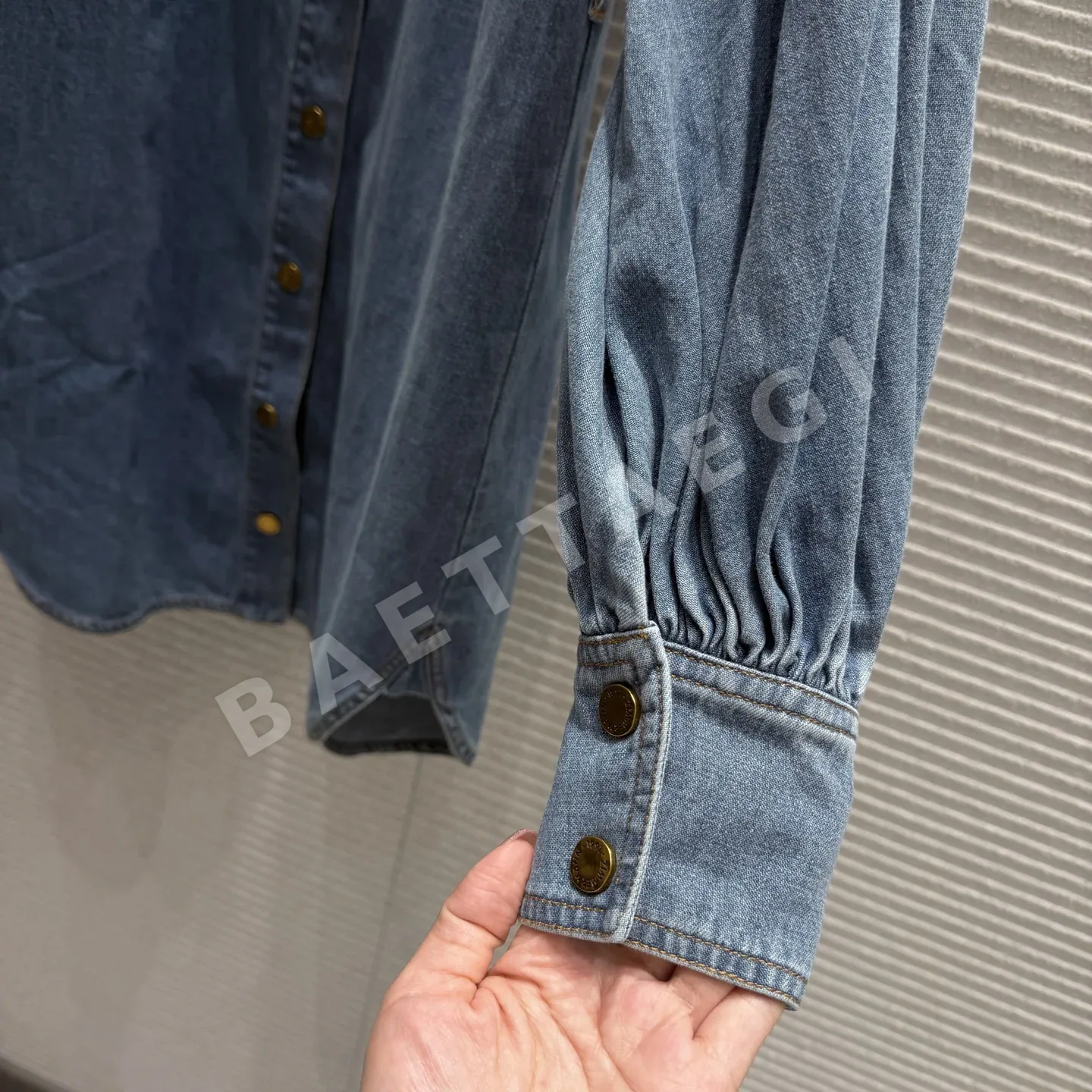 짐머만 다크 블루 데님 미니 원피스 상세 이미지 7