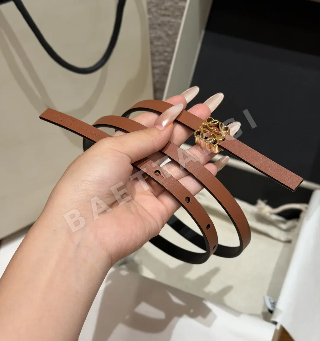 로에베 리버시블 스무스 카프스킨 벨트 상세 이미지 2