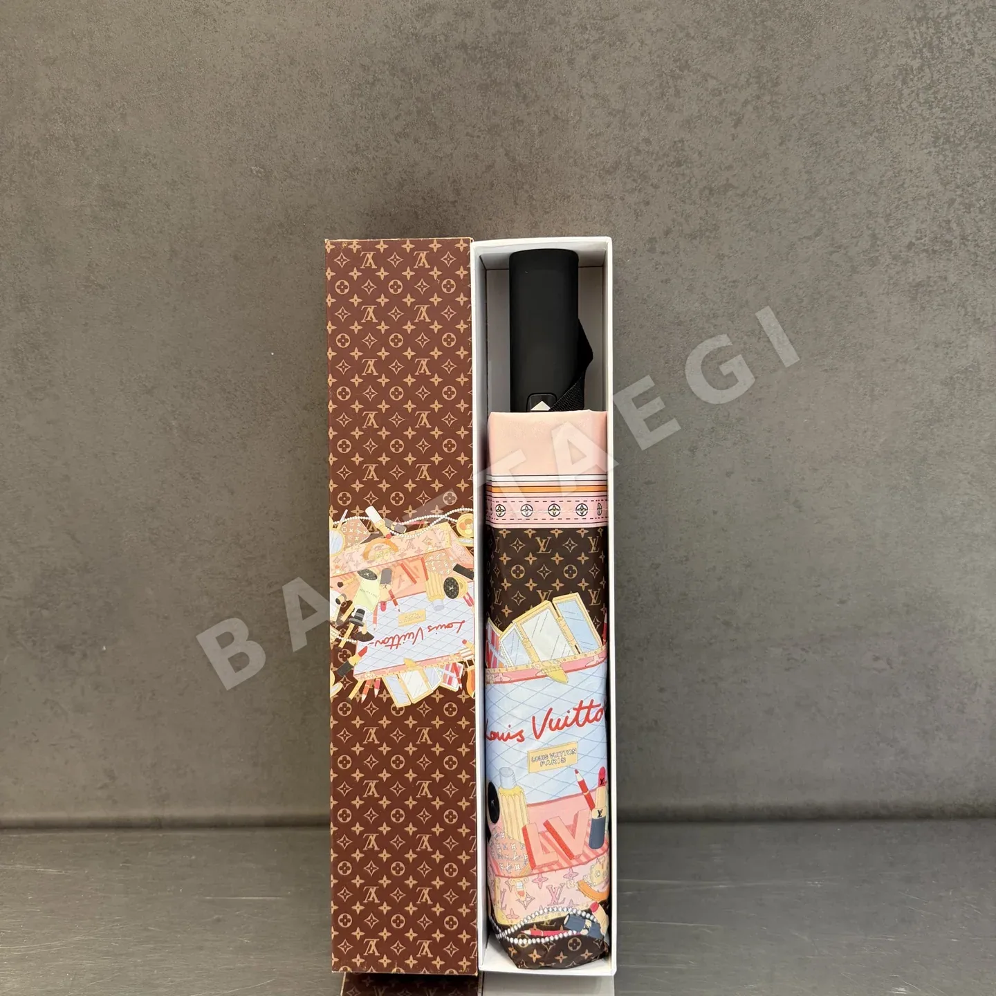 루이비통 3단 자동 일광차단 우산 85727