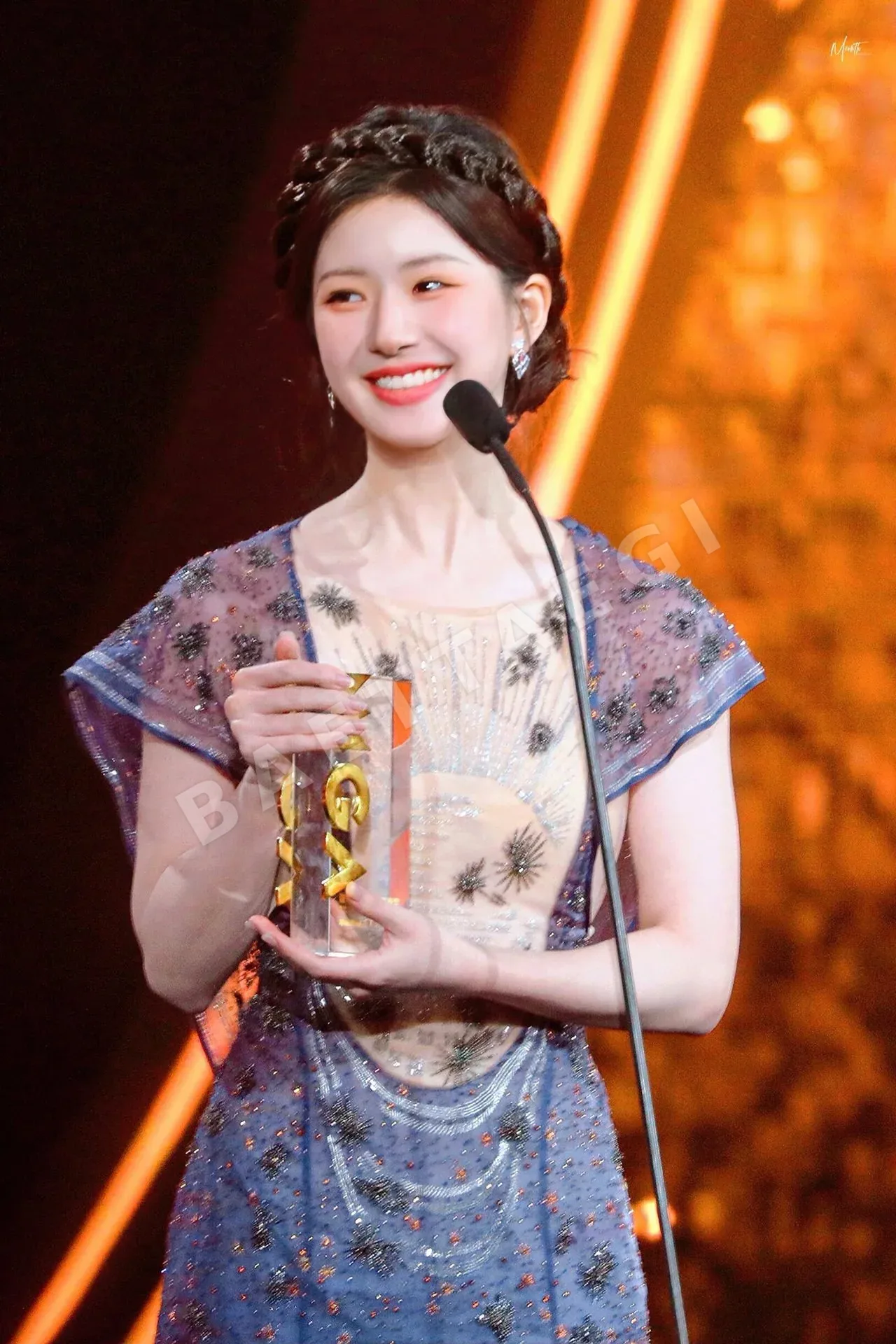 불가리 부채꼴 모자이크 장식 귀걸이 상세 이미지 4
