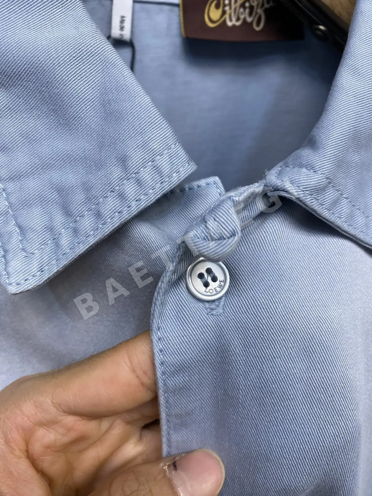 로에베 카라 반팔 티셔츠 상세 이미지 6