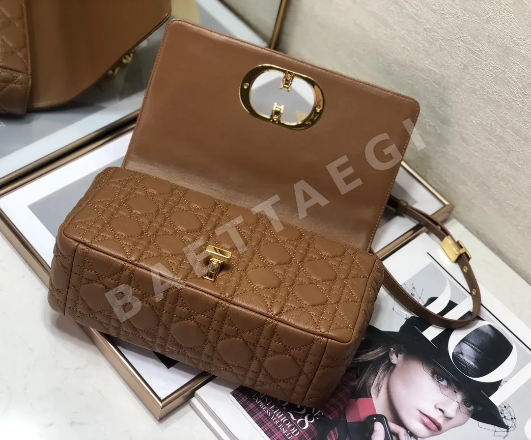 디올 카로 스몰 가죽 숄더백 상세 이미지 8