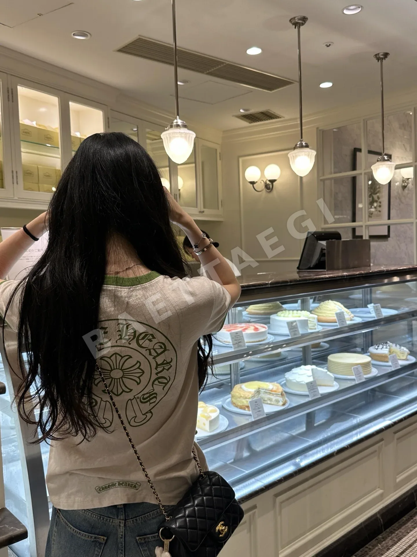 크롬하츠 여성 산스크리트어 프린트 반팔 티셔츠 상세 이미지 29